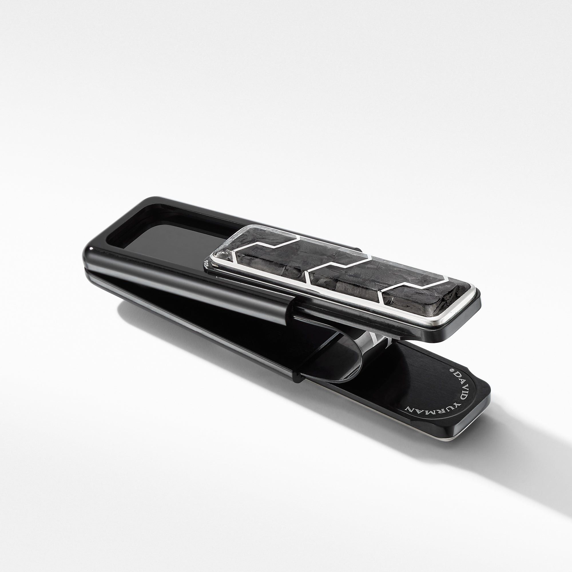 David Yurman o1w1db10426 M0Y219 Size:7 /Forged Carbon Money Clip in Black Size ONE SIZE - 3 Thumbnail