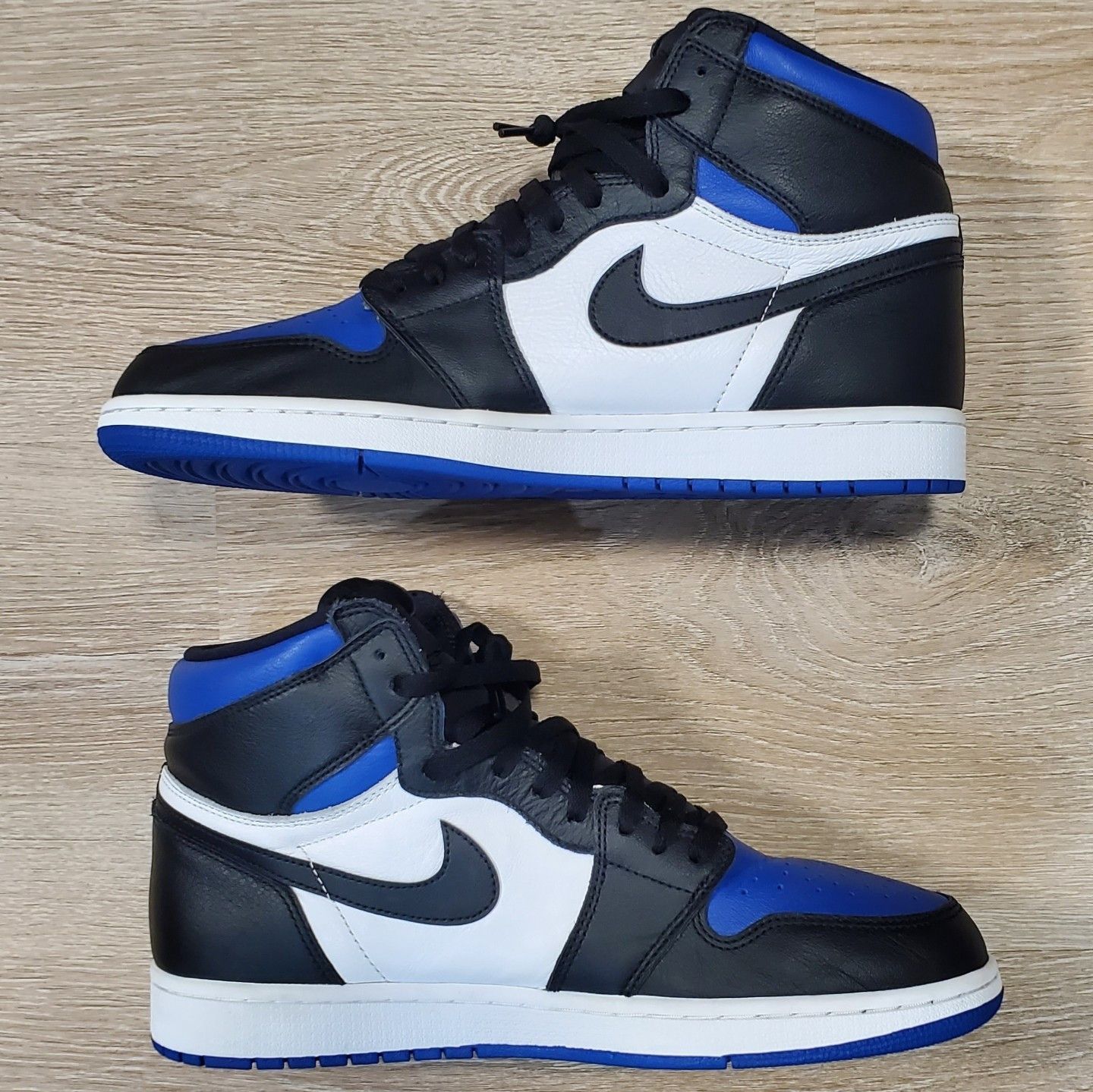 Jordan Brand Size 13 - Jordan 1 Retro OG High Royal Toe CLEAN PAIR Size US 13 / EU 46 - 6 Thumbnail
