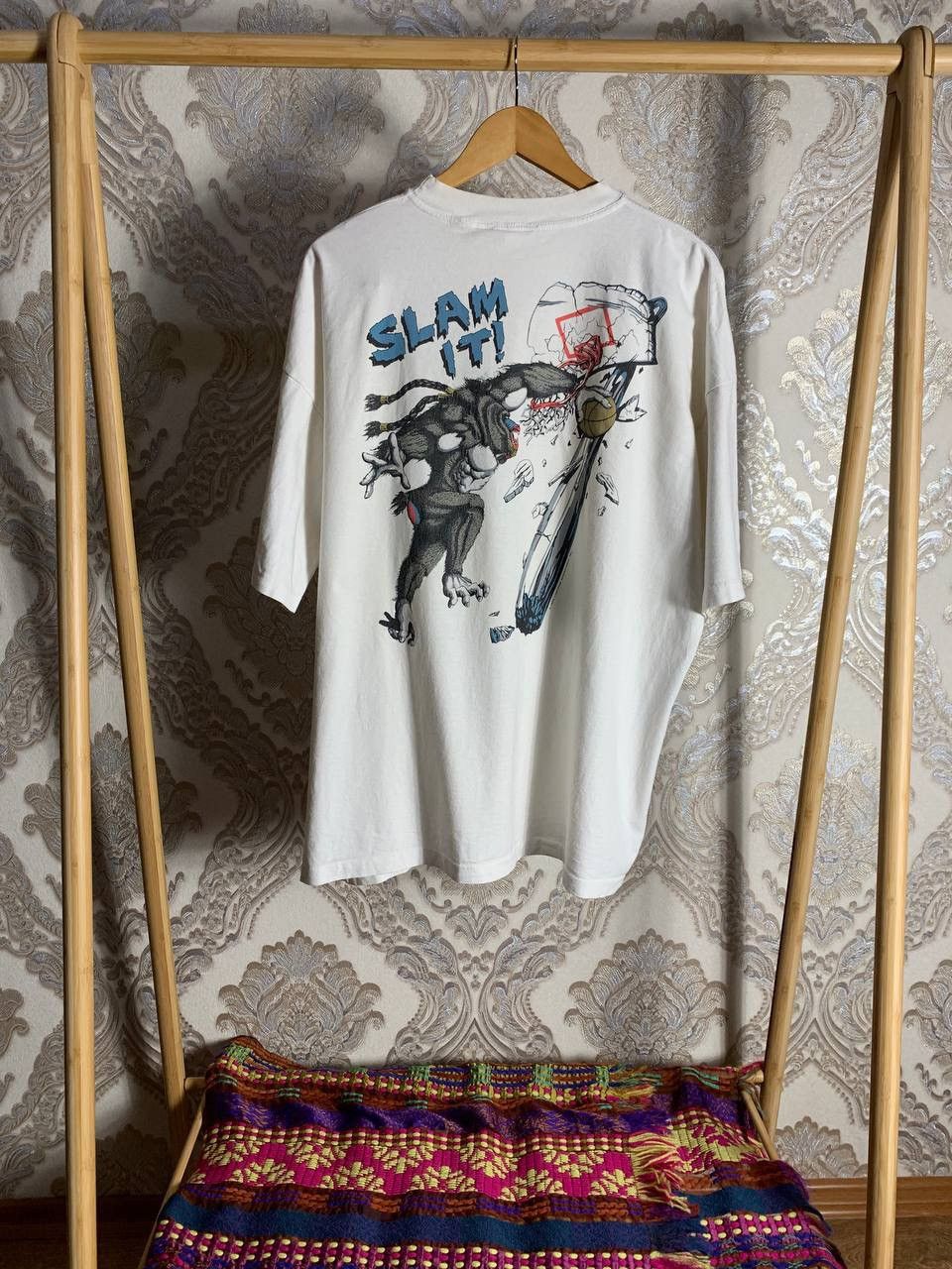 Cartoon Network VINTAGE SLAM IT NBA STREETBALL CANCUN MEXICO RETRO Y2K 90s Size US XXL / EU 58 / 5 - 1 Thumbnail