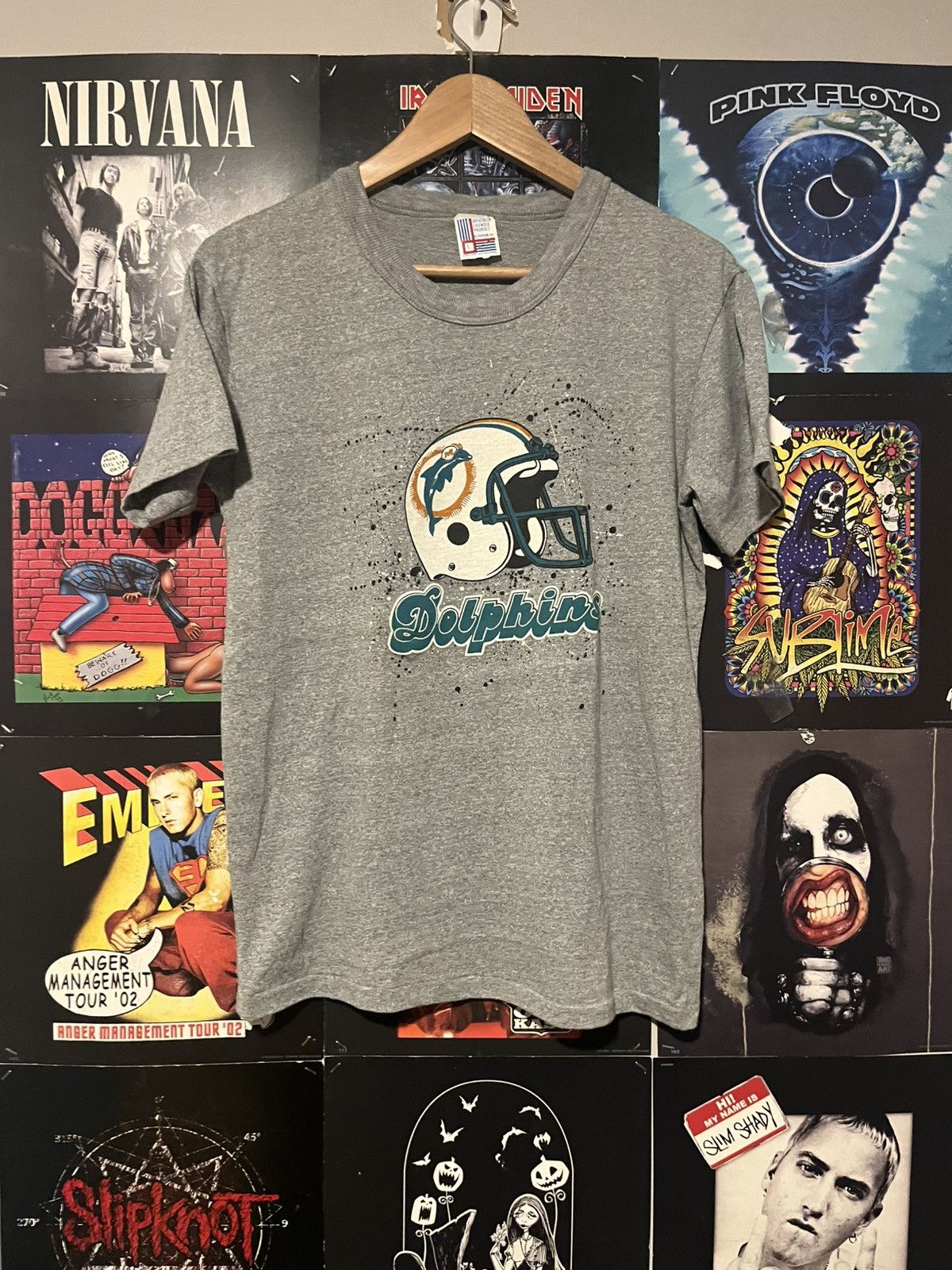NFL × Starter × Vintage 1980s NWT Miami Dolphins made in USA single stitch tee Size US L / EU 52-54 / 3 - 1 Thumbnail