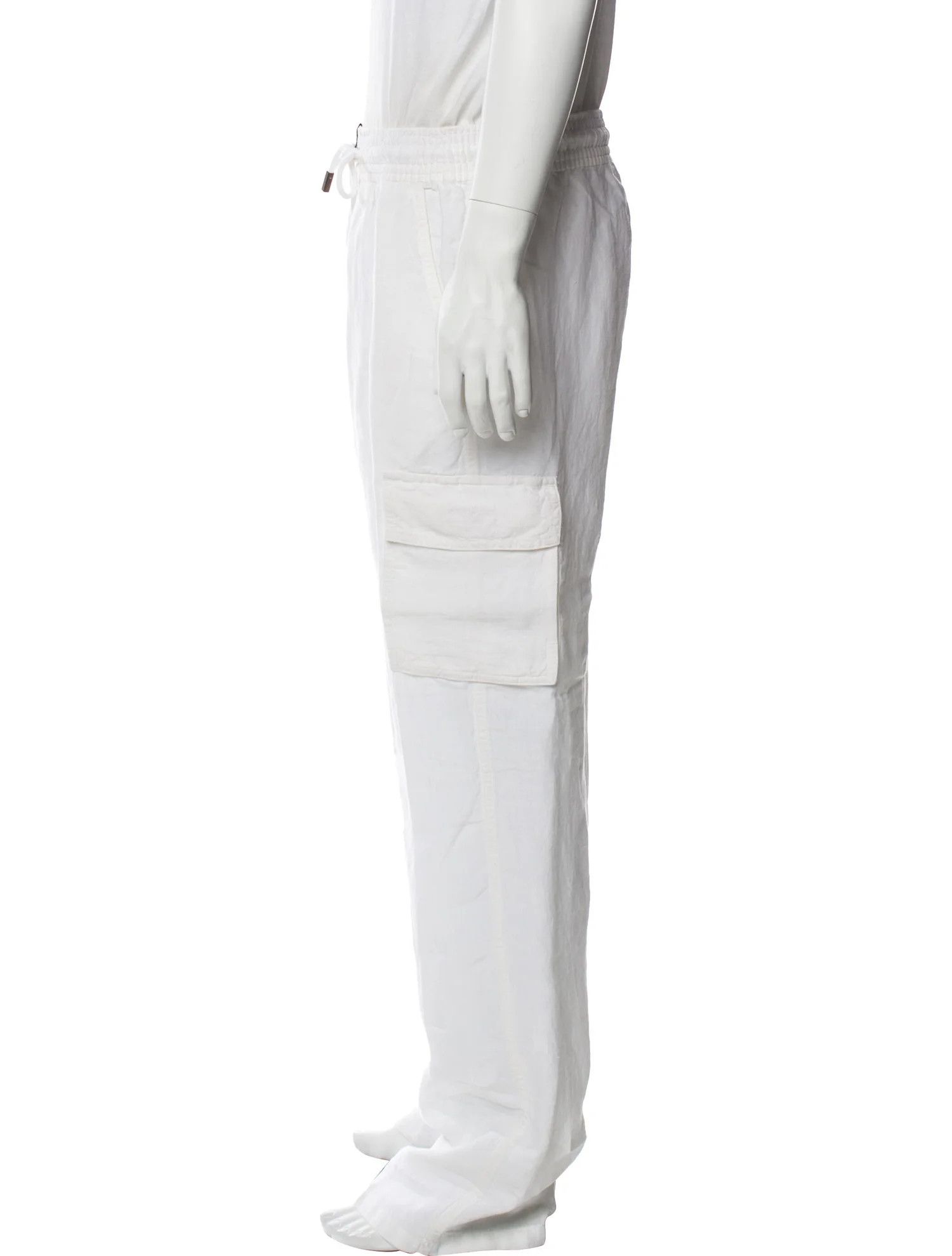 Vilebrequin Vilebrequin LInen Drawstring Cargo Pants Size US 28 / EU 44 - 2 Thumbnail