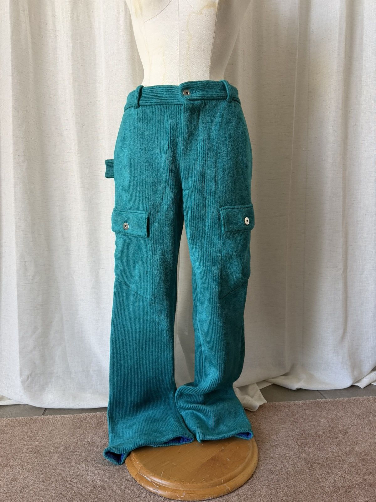 Bottega Veneta Bottega Veneta relaxed turquoise trousers Size US 44 / EU 60 - 5 Thumbnail