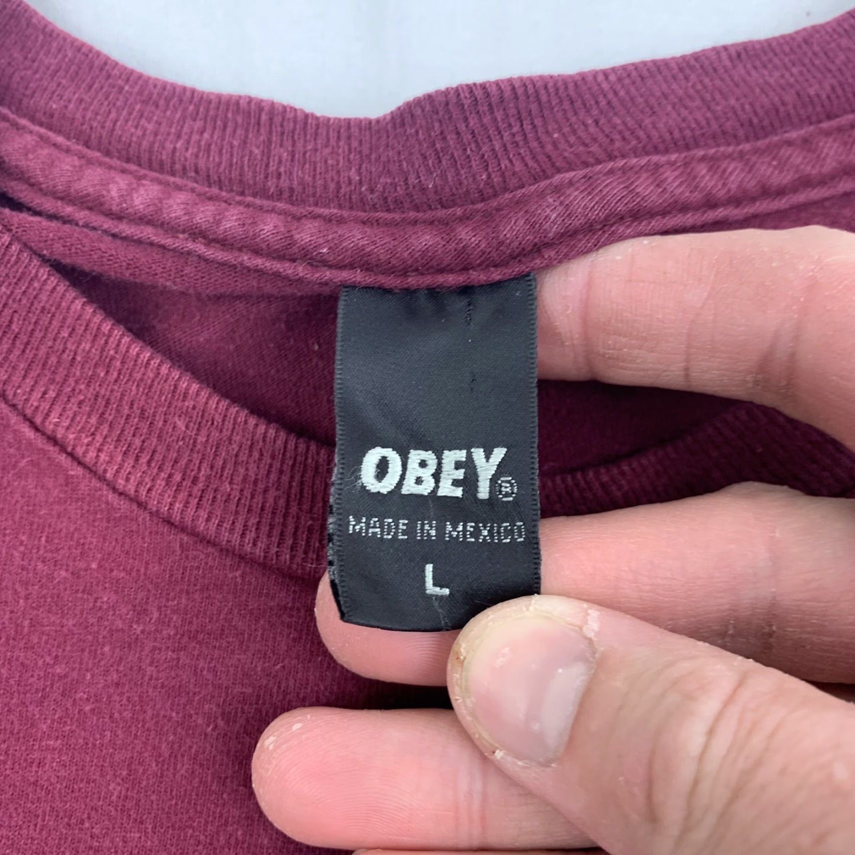 Obey VINTAGE Obey Propaganda T Shirt Adult Large Red Y2K 2000s Streetwear Art Design Mens L Red Y2K Art Streetwear Propaganda Obey Shirt Size US L / EU 52-54 / 3 - 4 Thumbnail