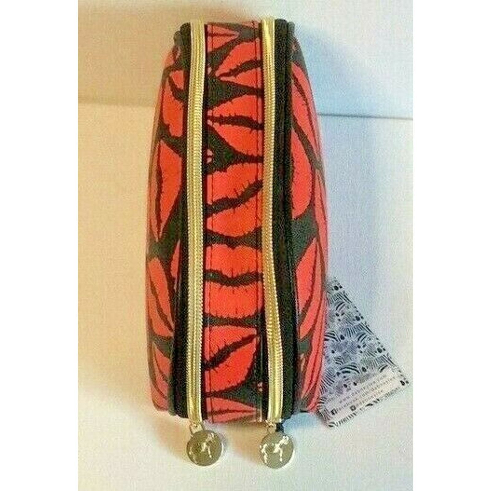 Other Dabney Lee Cosmetics Case size 4 3/4 x 7/3/4 black with Red Size ONE SIZE - 2 Thumbnail