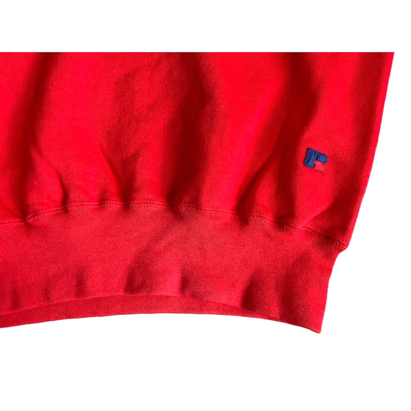 Russell Athletic VINTAGE Russell Athletic Sweatshirt Mens XL High Cotton Crewneck Deadstock NWT 90s Red Eagle Logo Front Left Embroidered Unique 90s Sweatshirt Size US XL / EU 56 / 4 - 5 Thumbnail