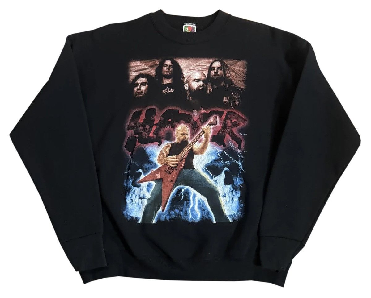 Fruit Of The Loom Vintage Slayer Tour Sweatshirt (Size L) Size US L / EU 52-54 / 3 - 1 Thumbnail