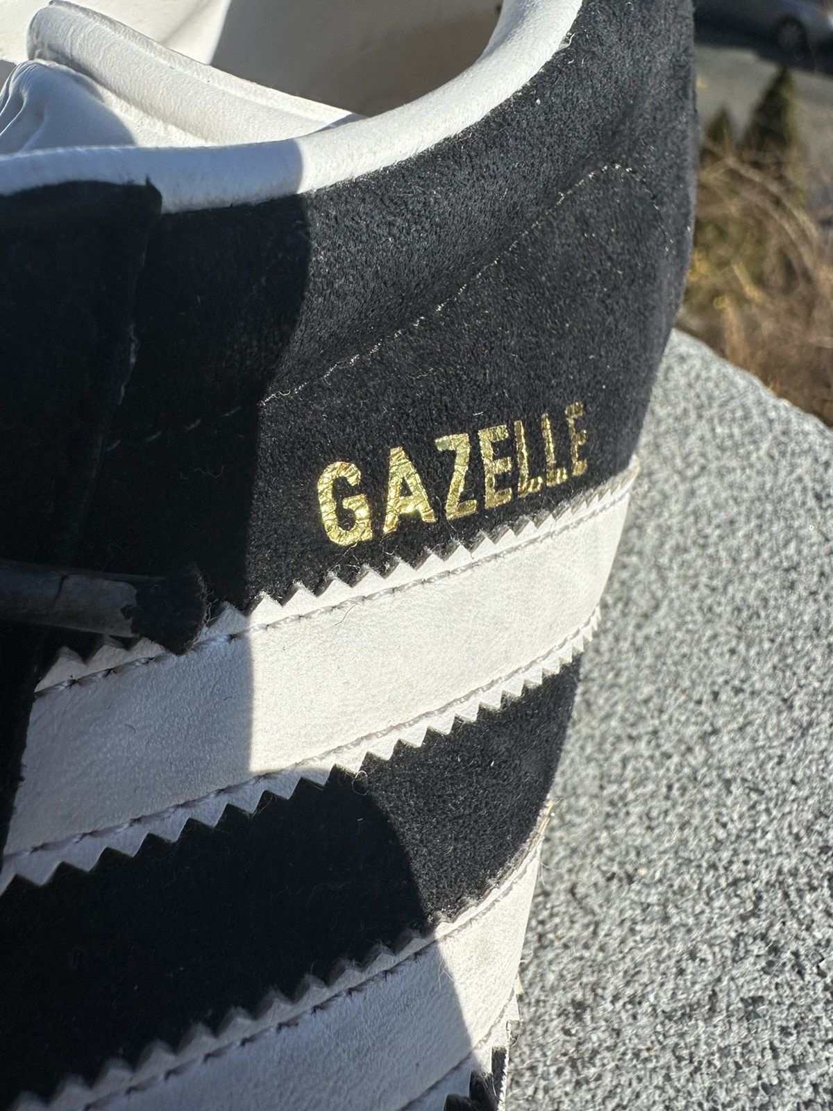 Adidas Adidas Black & White Gazelles Size US 10 / EU 43 - 9 Thumbnail