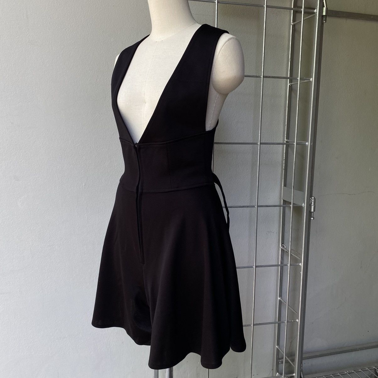 Jean Paul Gaultier JUNIOR Gaultier Deep V-Neck Black Romper Skort Size S / US 4 / IT 40 - 5 Thumbnail