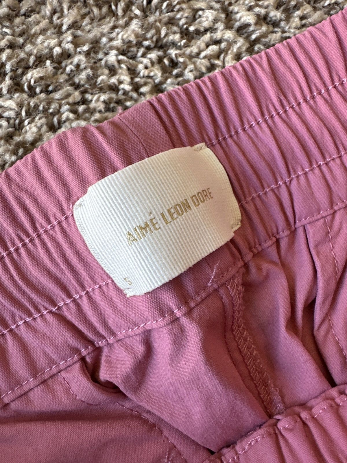 Aime Leon Dore Nylon Joggers - Pink Size US 30 / EU 46 - 5 Thumbnail