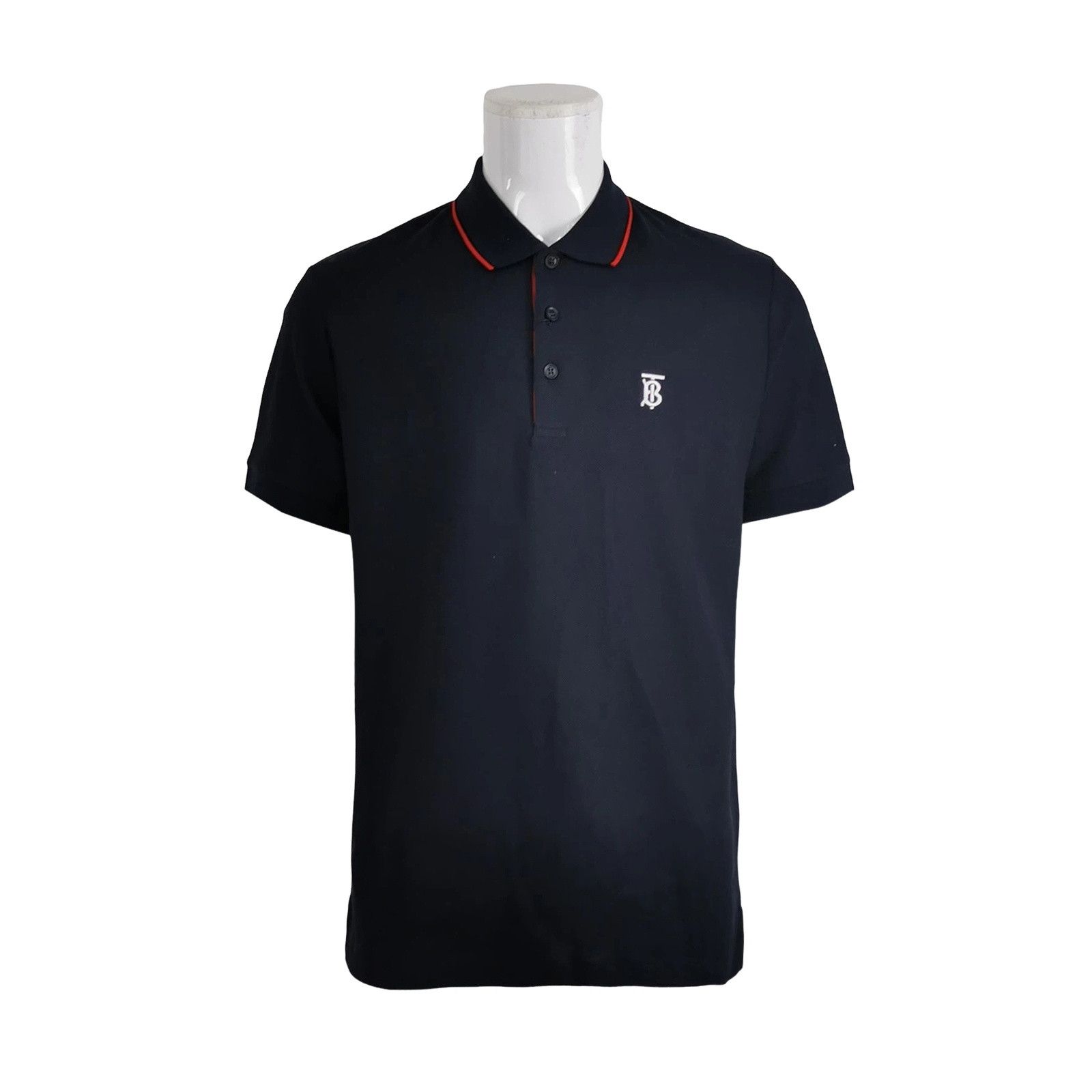 Burberry Burberry TB Monogram Embroidered Polo Shirt Size L Size US L / EU 52-54 / 3 - 1 Thumbnail