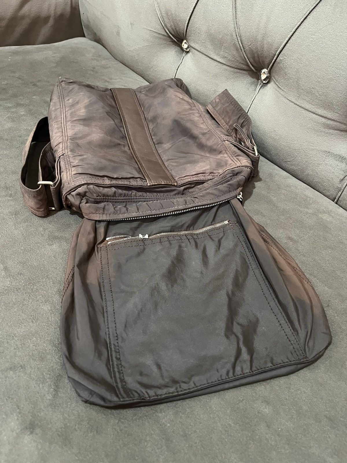 Hermes Auth HERMES Acapulco Bandouliere Shoulder Bag Nylon Brown Size ONE SIZE - 16 Thumbnail