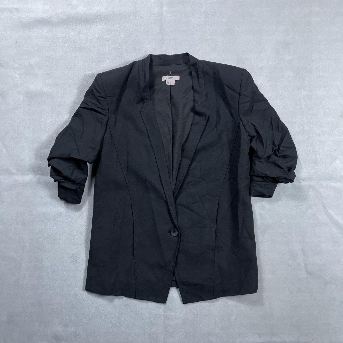 Helmut Lang HELMUT LANG SLOUCHY SUITING SCRUNCHED SLEEVE BLAZER Size XS / US 0-2 / IT 36-38 - 1 Thumbnail