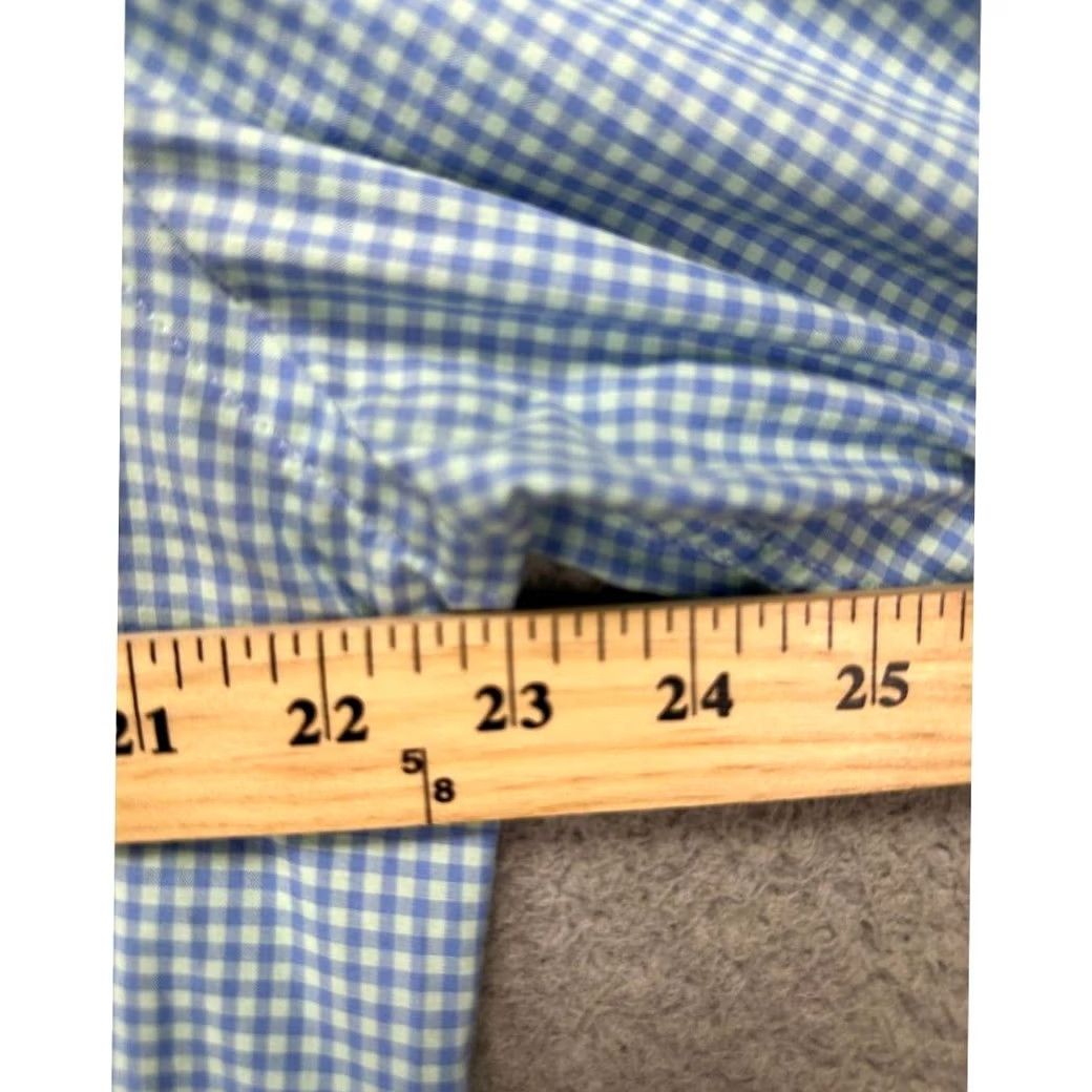Southern Proper Southern Pro Southern Pines Button-Down Shirt Mens Large Blue Checkered Long Sleeve Cotton Shirt Size US L / EU 52-54 / 3 - 7 Thumbnail