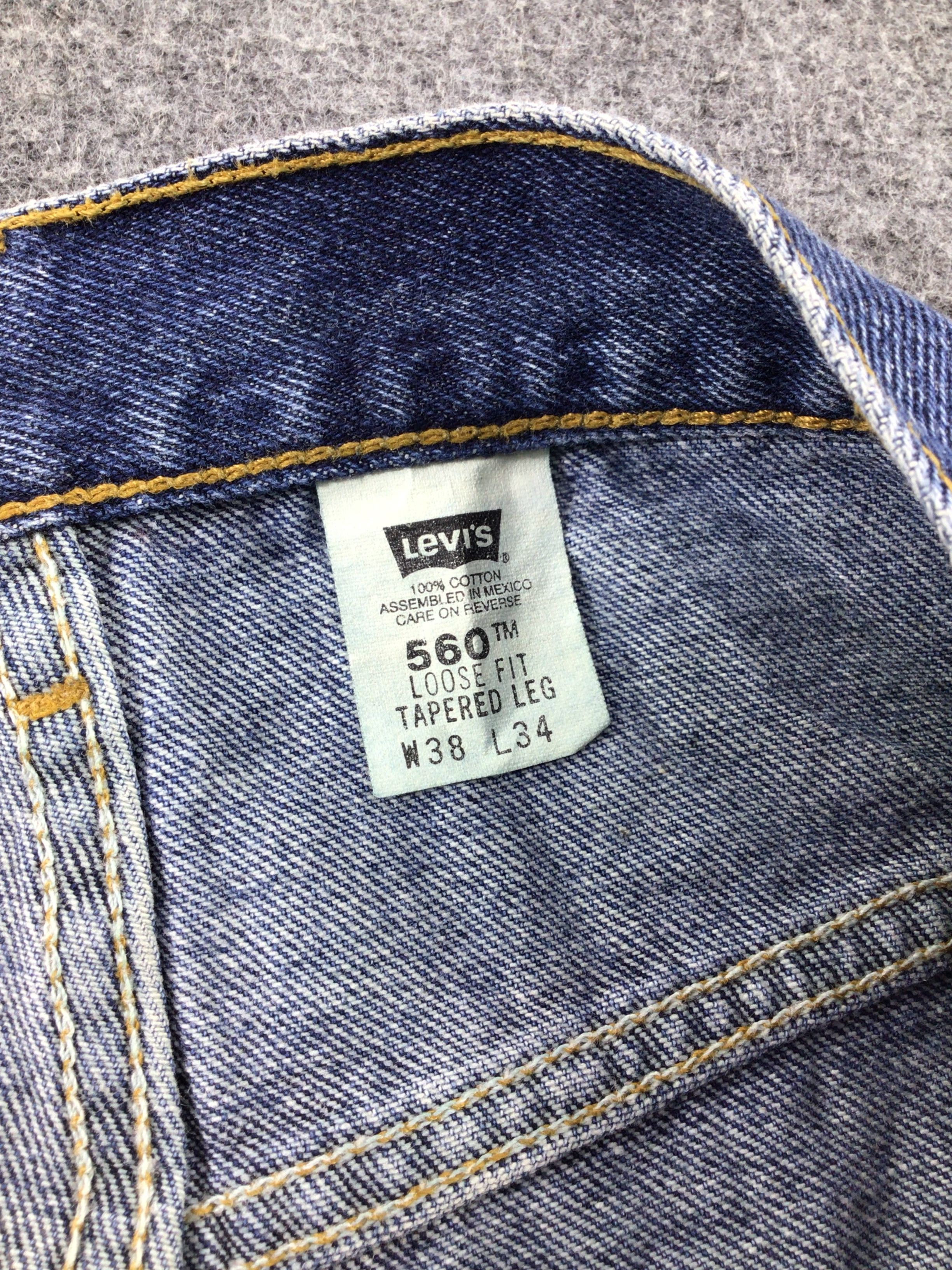 Levi's Vintage Levis 560 Loose Fit Jeans-J885 Size US 37 - 10 Thumbnail