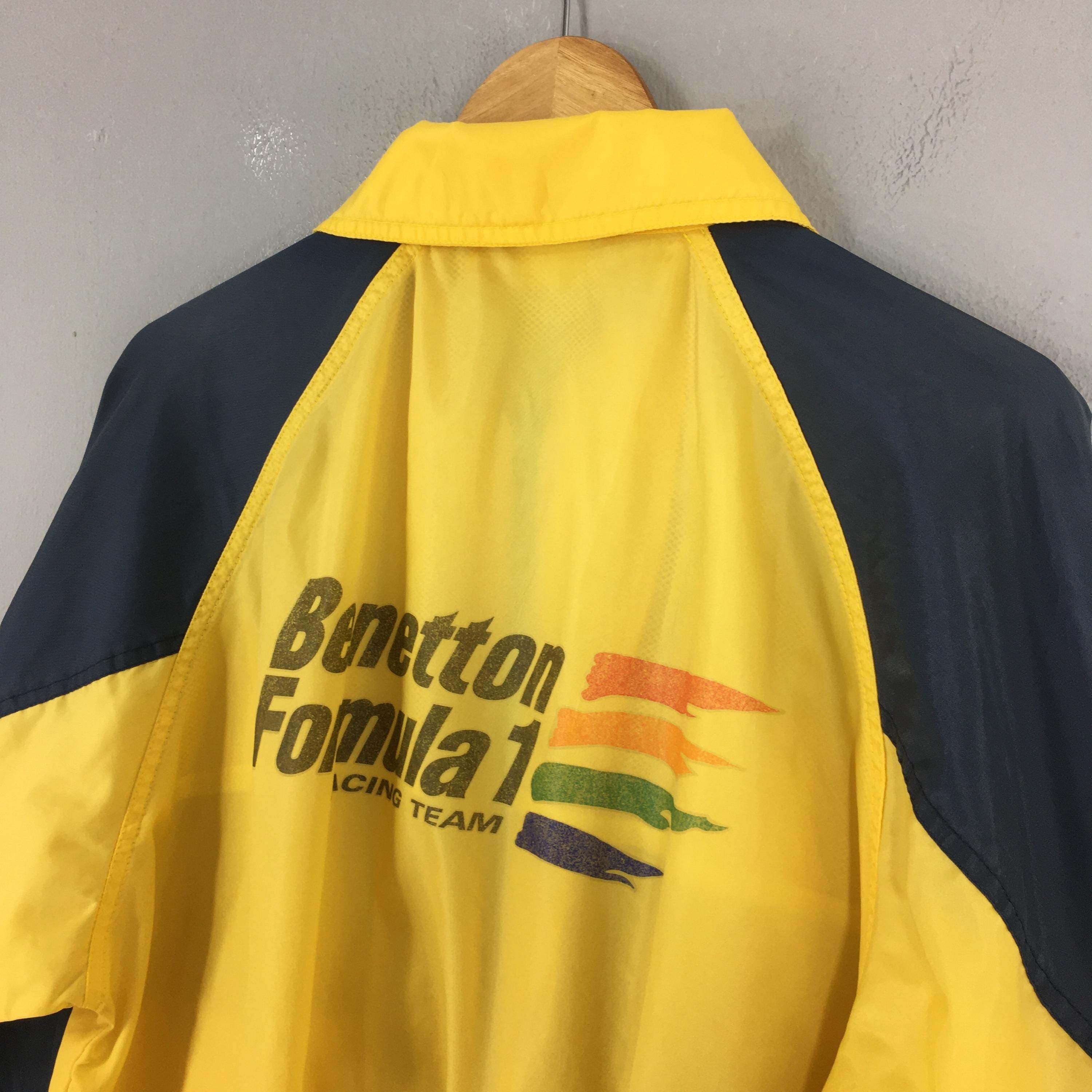 Benetton Vintage 90s Benetton Formula 1 Windbreaker Jacket Large Size US L / EU 52-54 / 3 - 9 Thumbnail