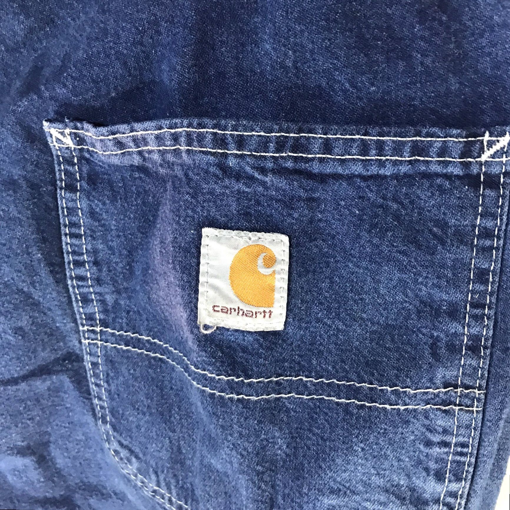 Carhartt Carhartt Carpenter Jeans Denim 36x30 Mens Straight Regular Blue Cotton Workwear 5-Pocket Size US 36 / EU 52 - 2 Thumbnail