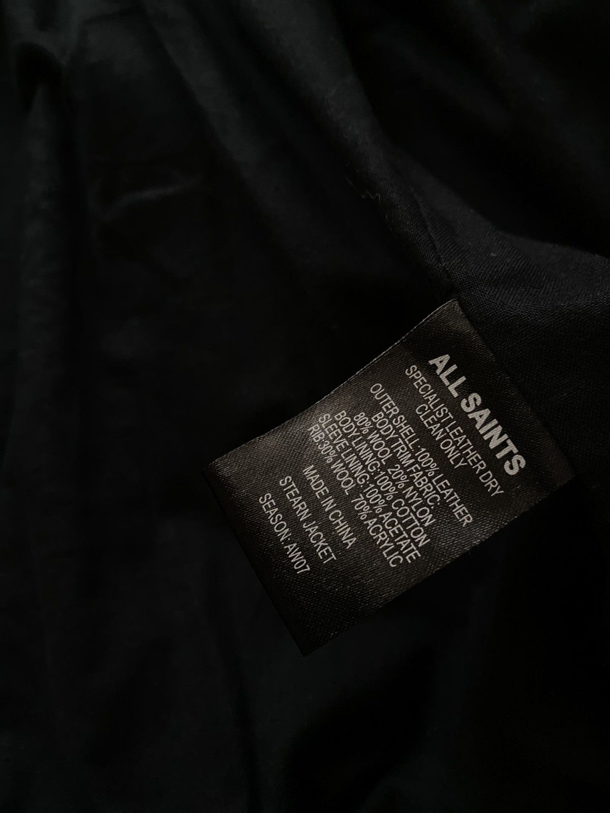 Allsaints Allsaints Stearn Leather Jacket AW2007 Size US M / EU 48-50 / 2 - 5 Thumbnail