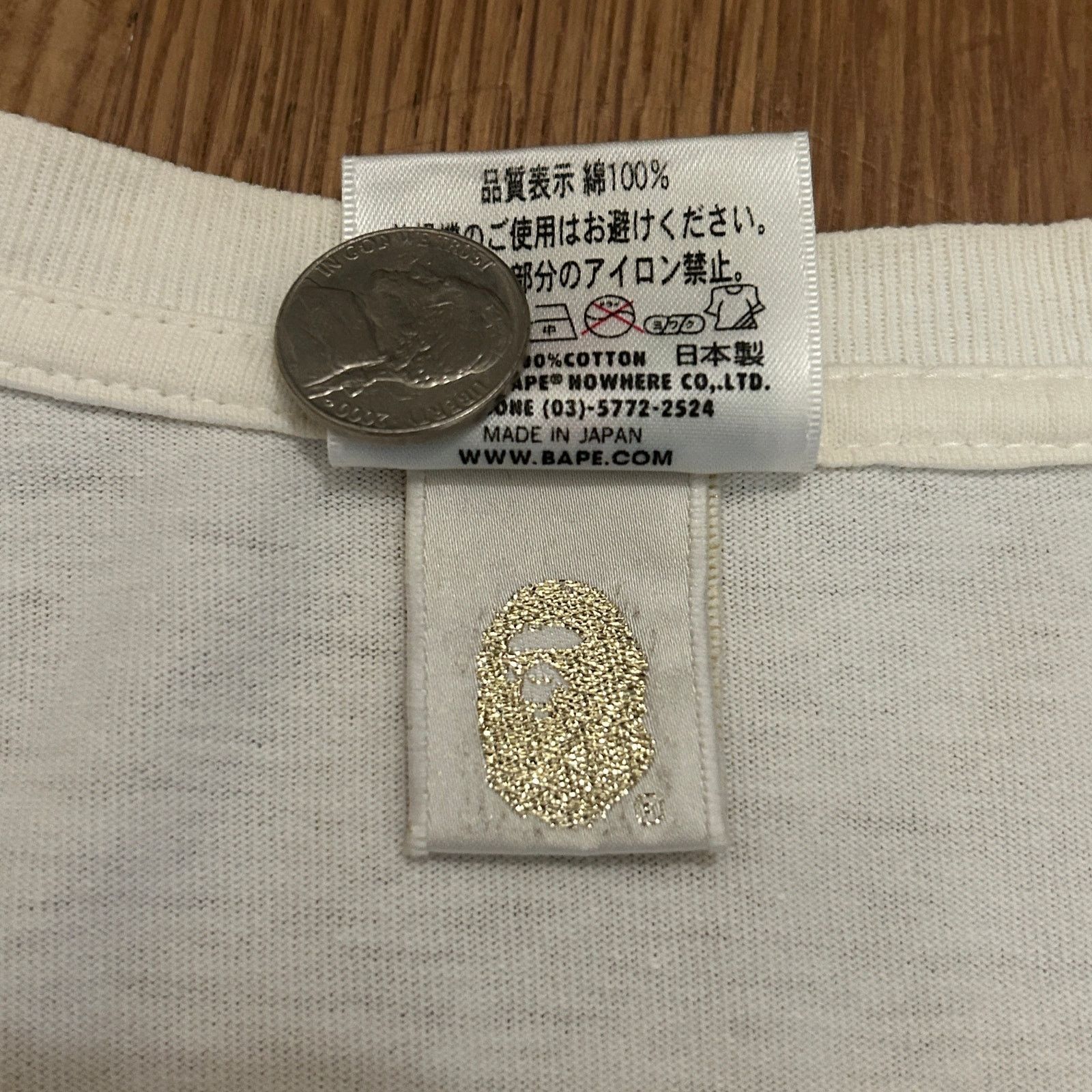 Bape Bape Baby Milo Tee White 2000s Size US XXL / EU 58 / 5 - 6 Thumbnail