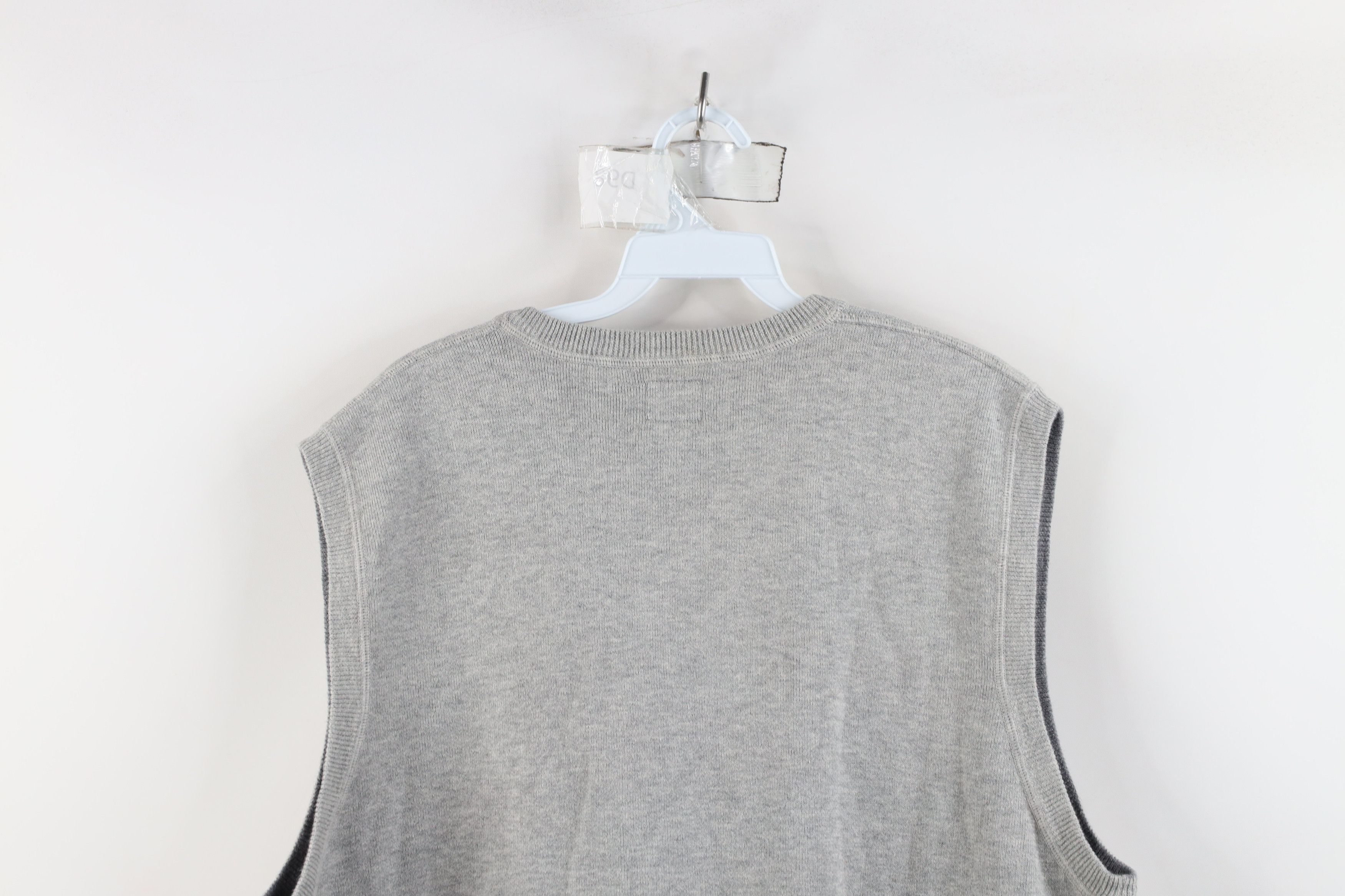 Eddie Bauer × Vintage Vintage Eddie Bauer Reversible Cotton Knit Sweater Vest Gray Size US XL / EU 56 / 4 - 10 Thumbnail