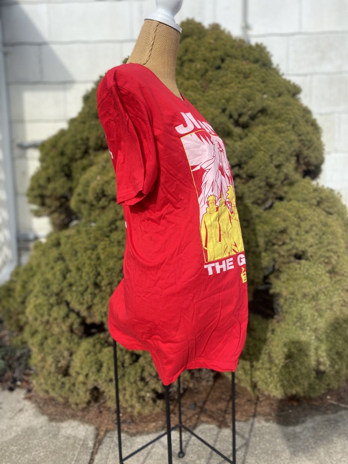 Other Jiraiya The Galiant Naruto Shippuden Anime Men’s T Red L Size US L / EU 52-54 / 3 - 4 Thumbnail