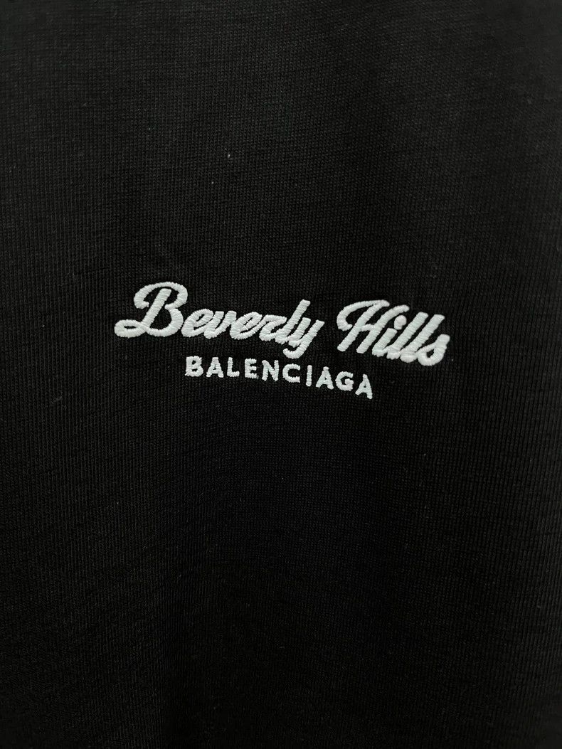 Balenciaga Balenciaga Black Beverly Hills Letter Short Sleeve Size US S / EU 44-46 / 1 - 3 Thumbnail