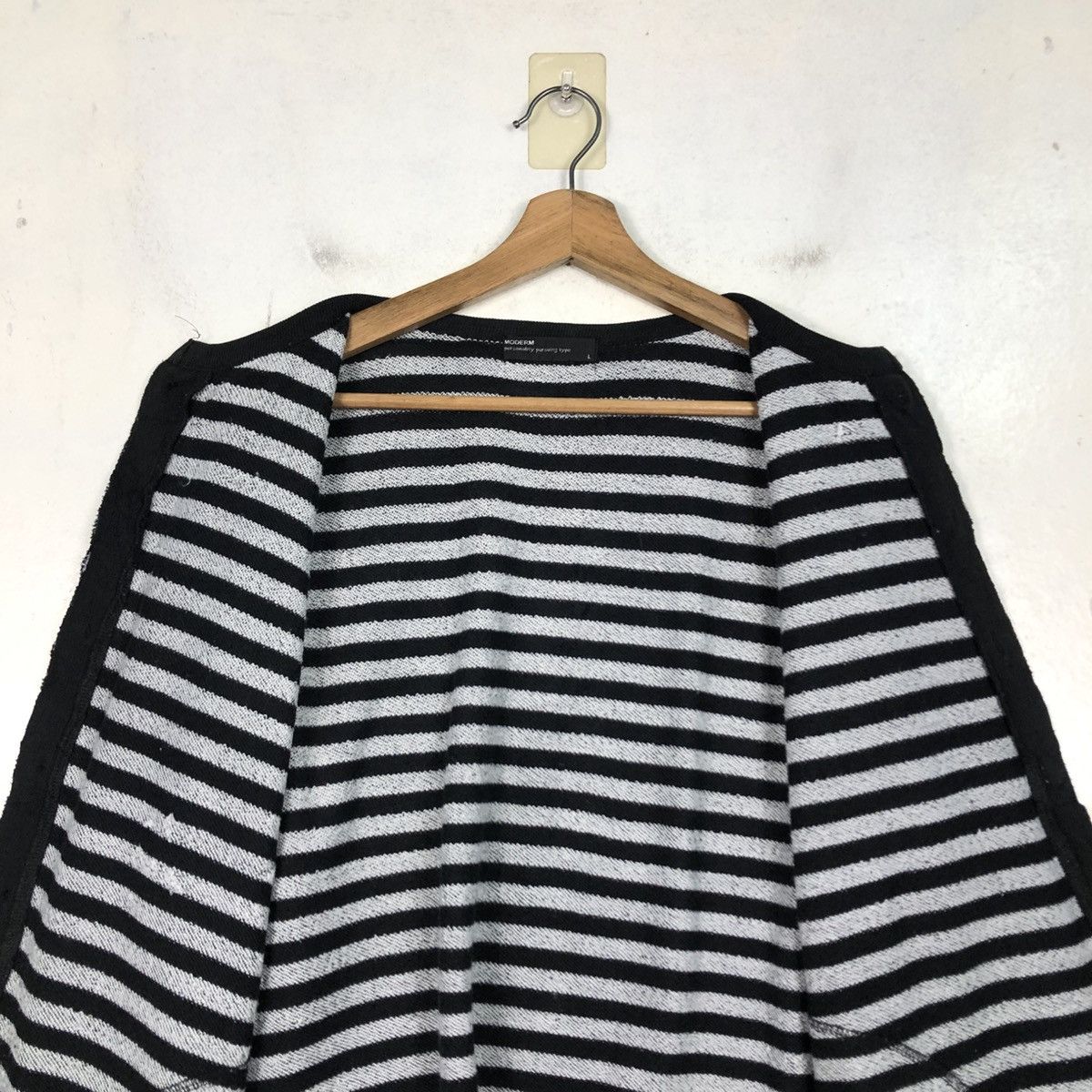 Issey Miyake 📌Vintage Snap Button Cardigan Moderm Blanket Striped Size US L / EU 52-54 / 3 - 16 Thumbnail