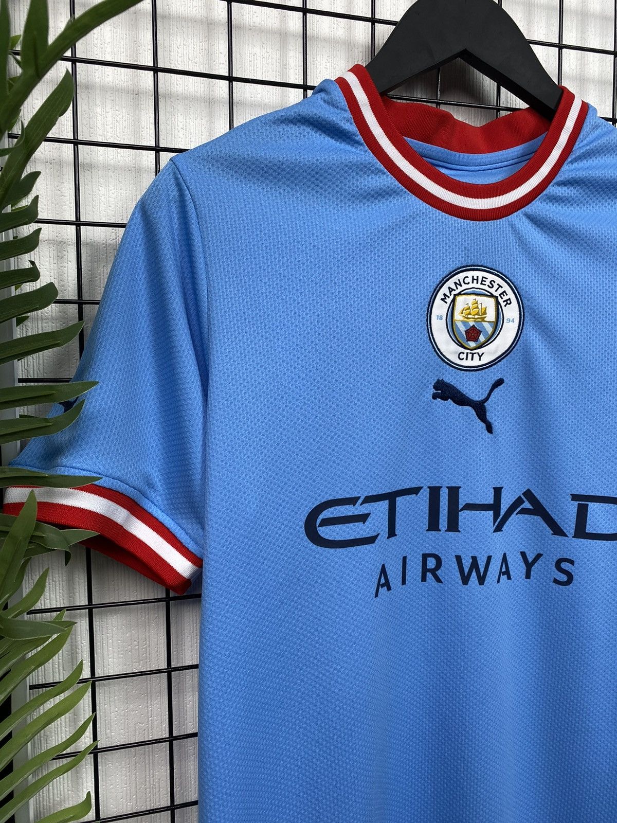 Puma Manchester City soccer jersey 2022 2023 Puma S size football Size US S / EU 44-46 / 1 - 5 Thumbnail