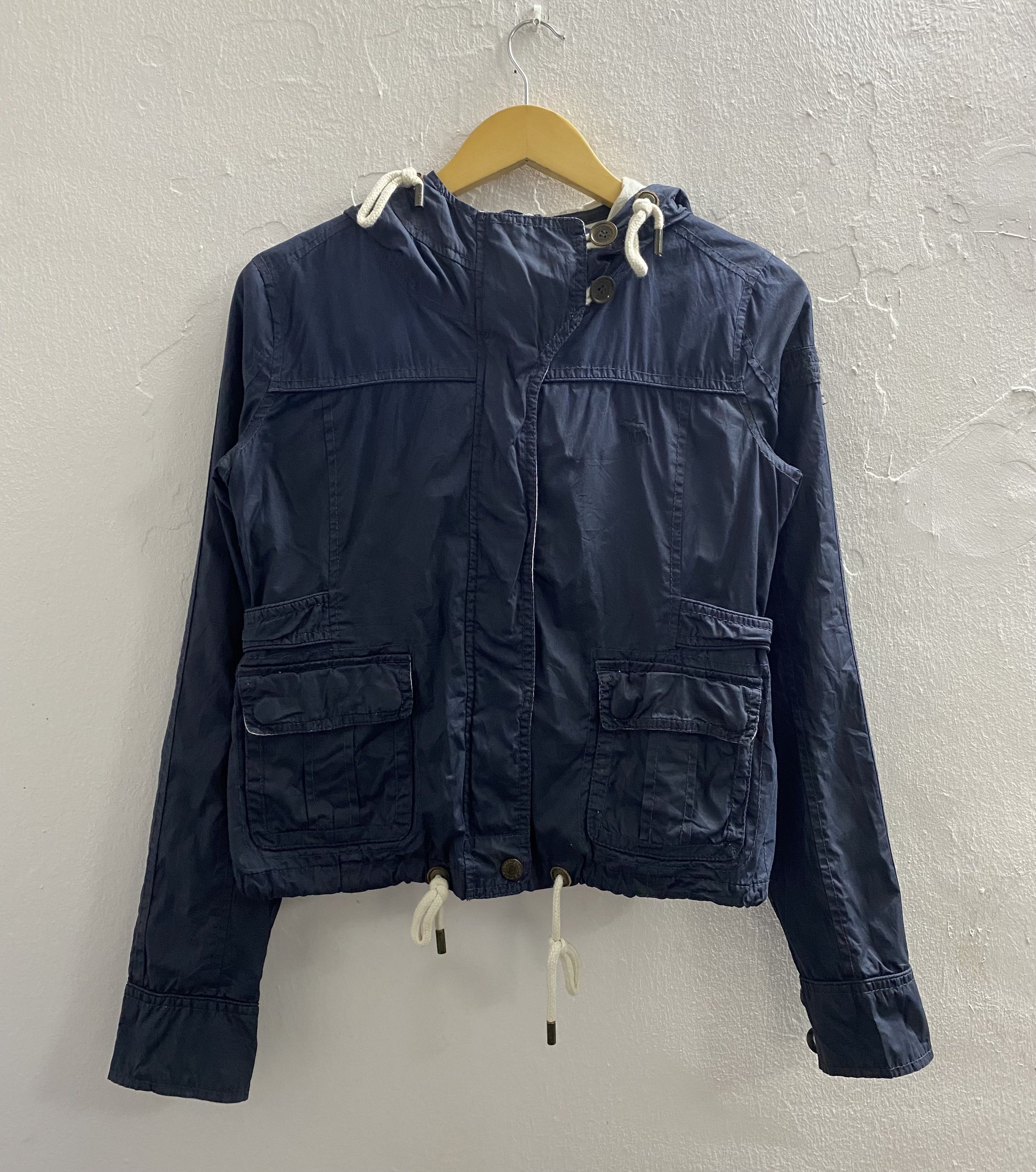 Abercrombie & Fitch Abercrombie&Fitch Military Gorpcore Utility Jacket Navy Blue Size S / US 4 / IT 40 - 1 Thumbnail