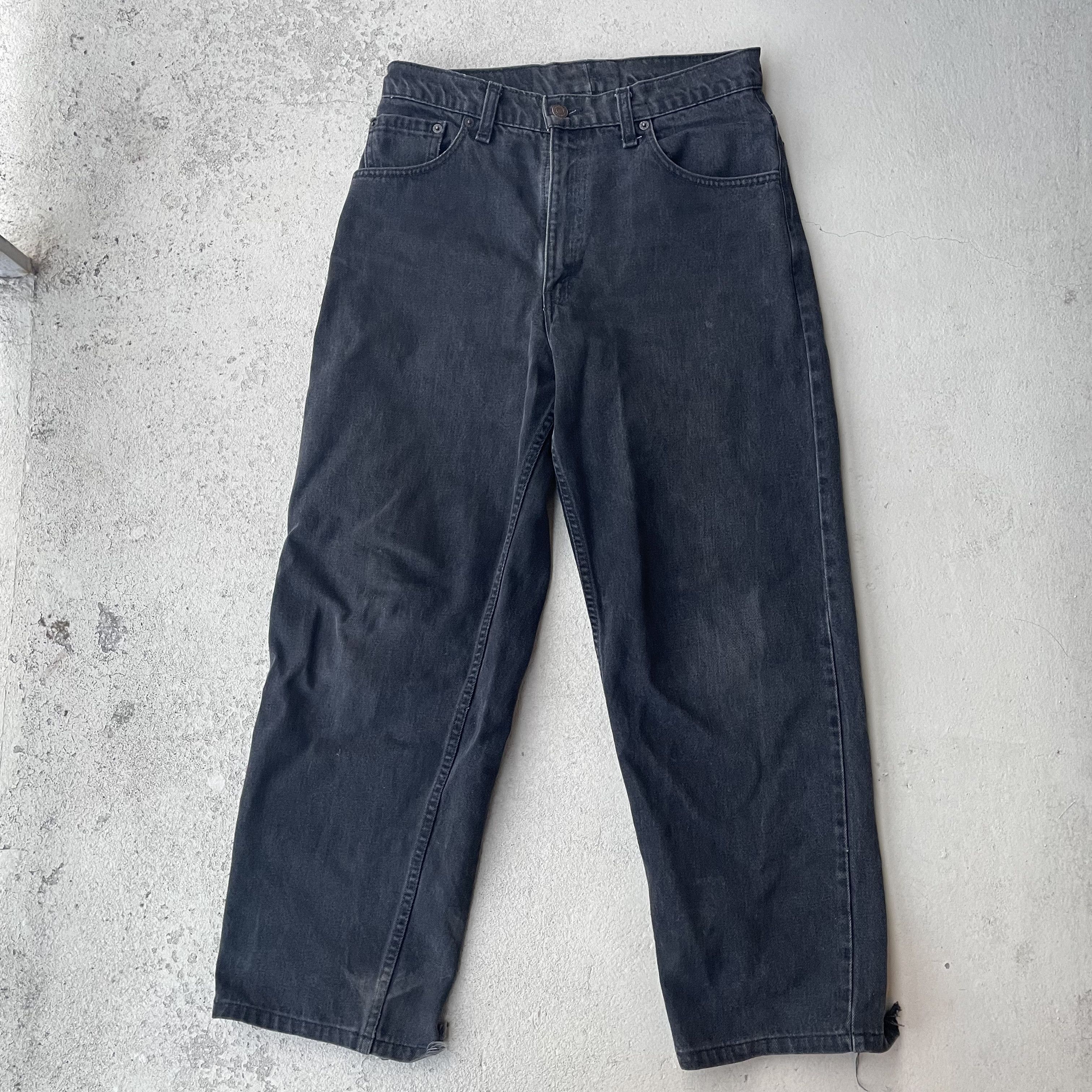 Levi's Vintage 90s Levi's 550 Faded Black Jeans Size US 30 / EU 46 - 1 Thumbnail