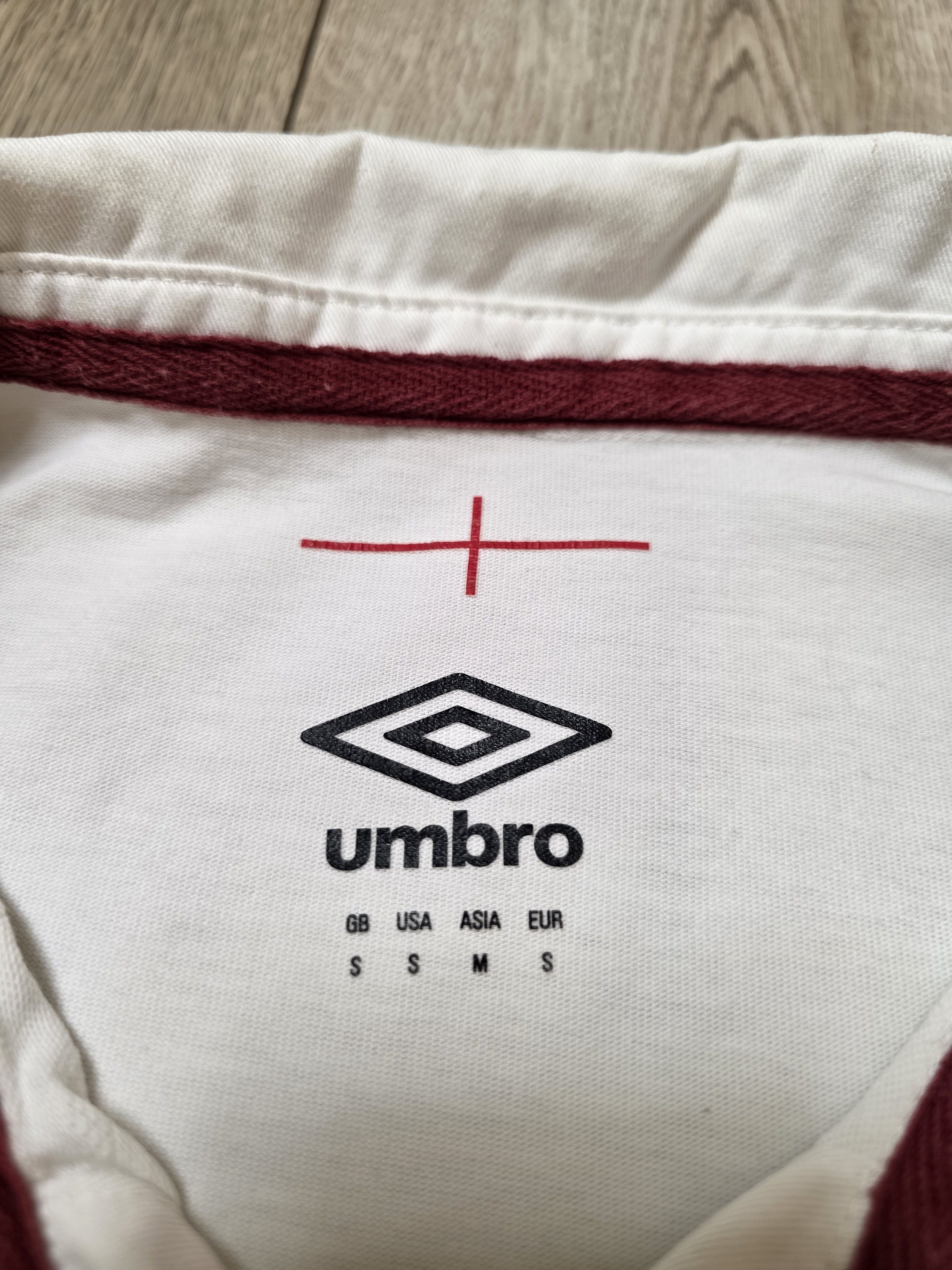 Umbro ENGLAND RUGBY SHIRT WORLD CUP 2023 RUGBY JERSEY COTTON POLO Size US S / EU 44-46 / 1 - 8 Thumbnail