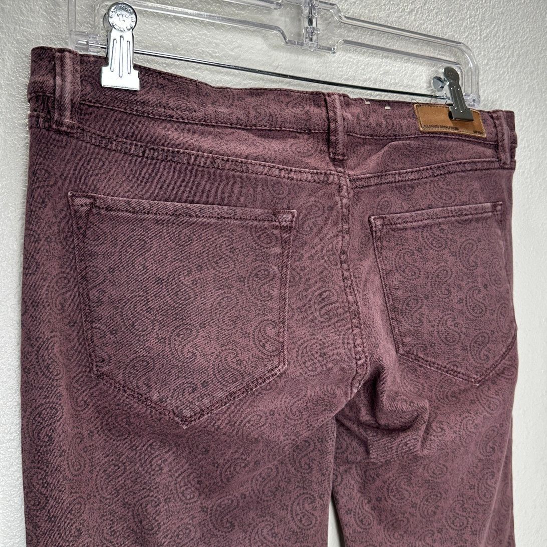 Allsaints AllSaints Spitalfields Jacks Place Paisley skinny Jeans 30 Size 30" / US 8 / IT 44 - 7 Thumbnail