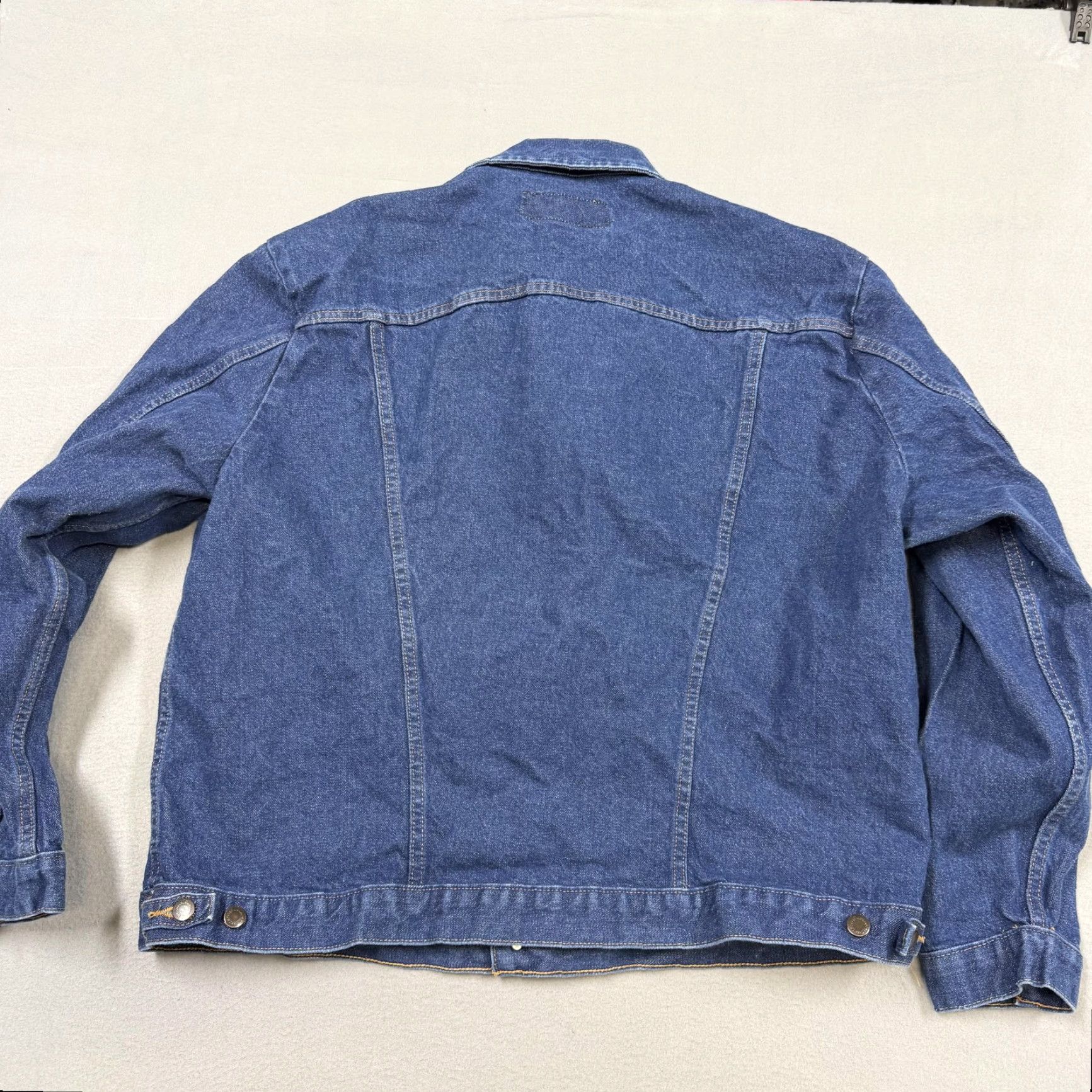 Wrangler VINTAGE Wrangler Jacket Mens L Blue Denim Western Truckers USA Size US L / EU 52-54 / 3 - 4 Thumbnail