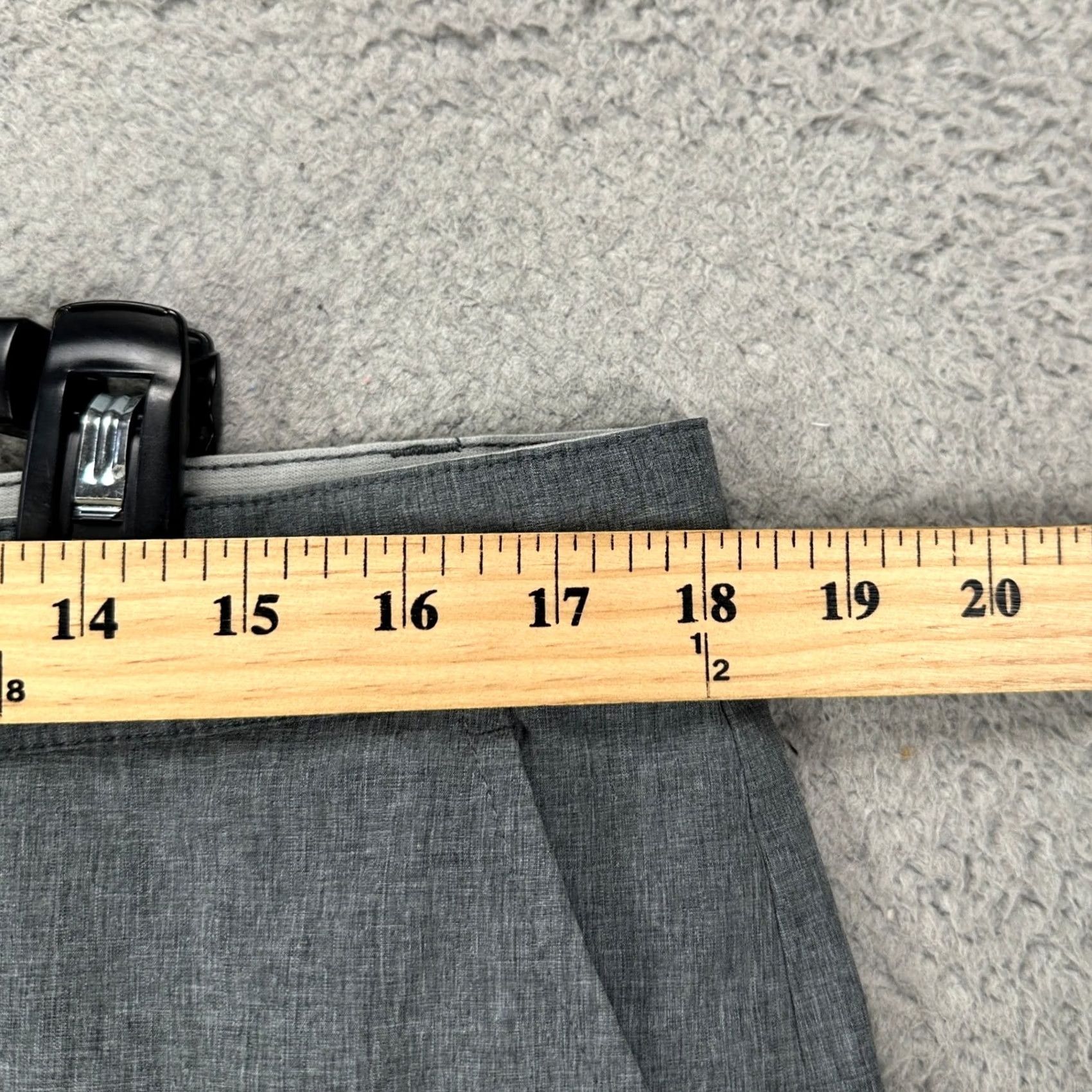 Adidas Adidas Mens Golf Chino Shorts 36 Gray Flat Front Performance Stretch Tech Pocket Size US 36 / EU 52 - 5 Thumbnail