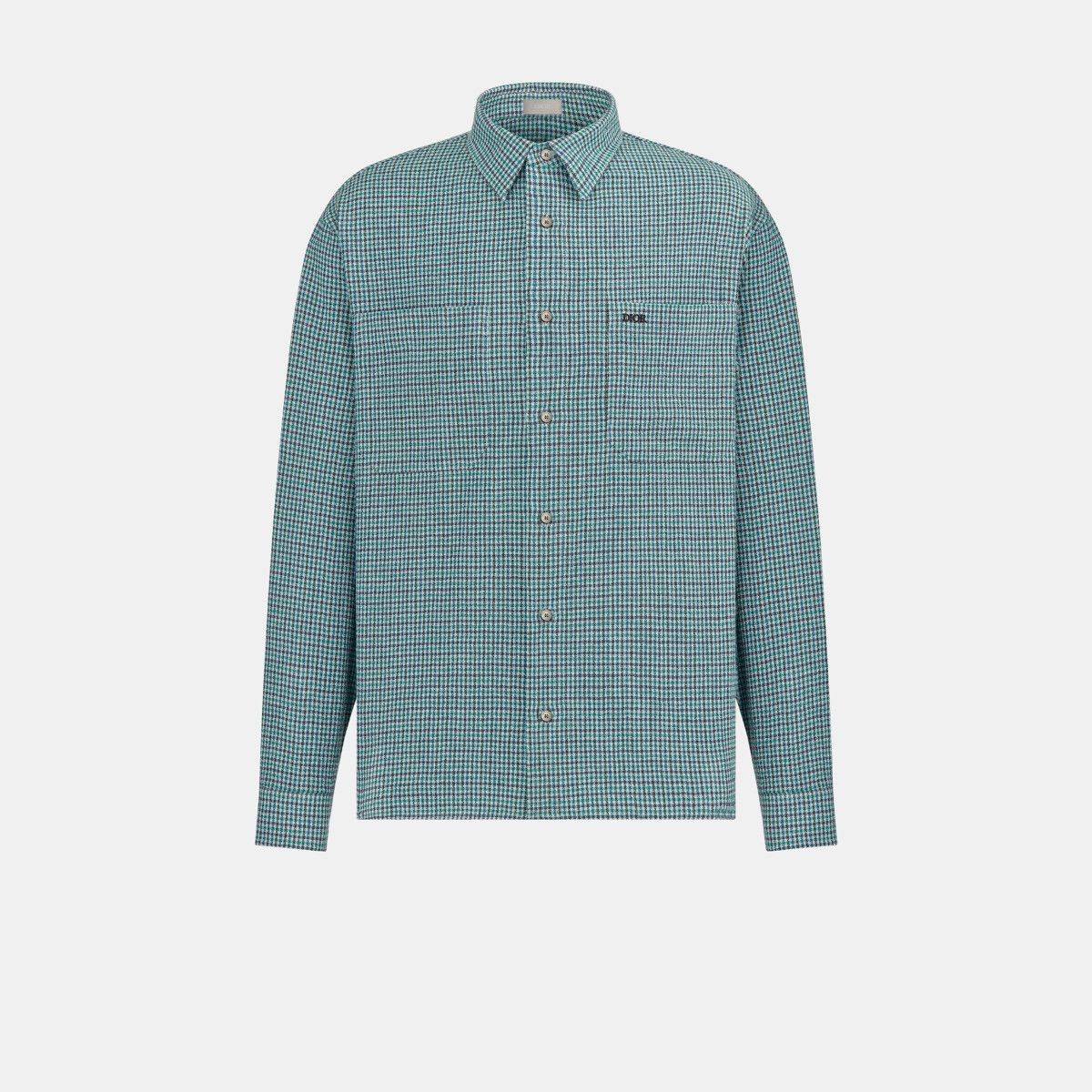image of Dior O1W1Db10124 Shirt In Green, Men's (Size Medium)