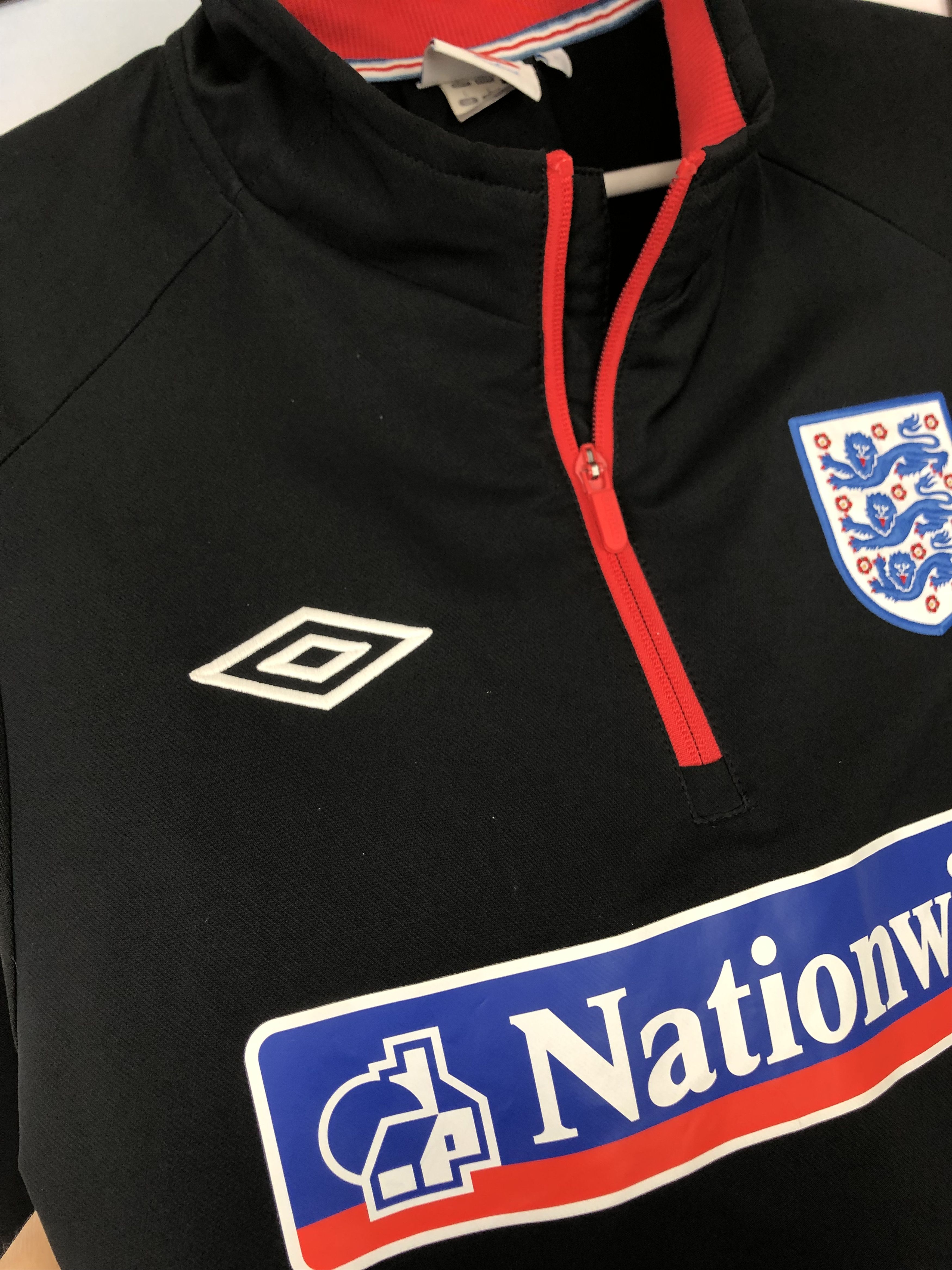 Umbro Vintage Umbro England Nationwide Football Track Top Soccer Size US L / EU 52-54 / 3 - 5 Thumbnail