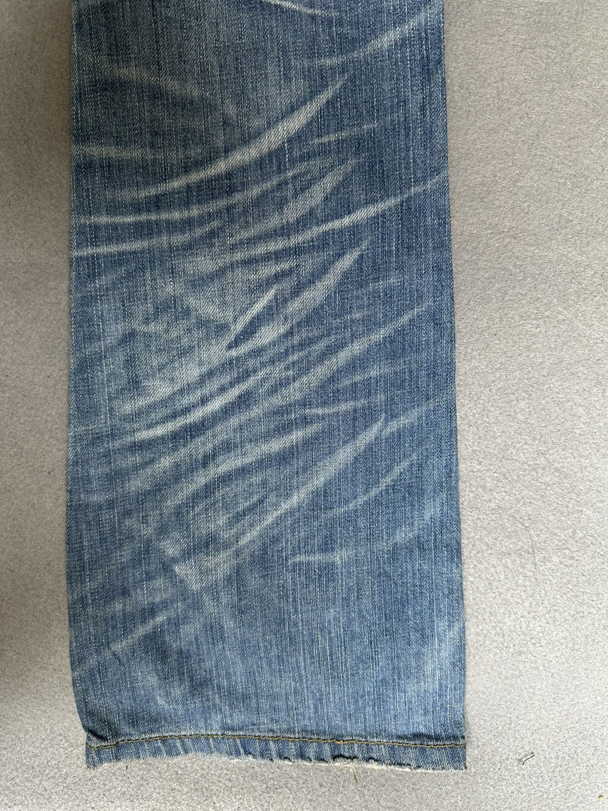 Japanese Brand FLARE Lolita Claw Marks Distressed Denim Size US 29 - 13 Thumbnail