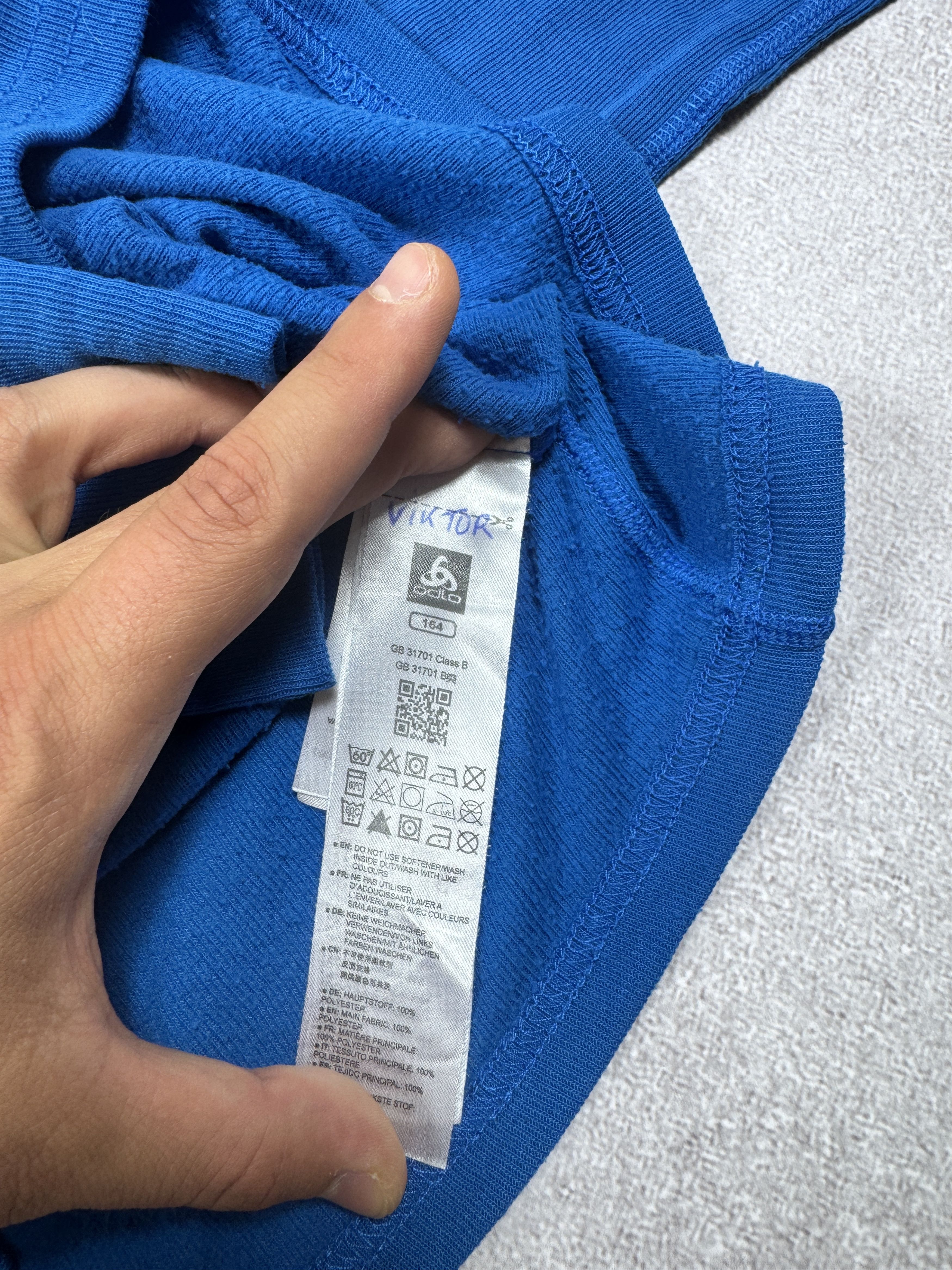 Odlo Odlo Active Warm Eco Blue Set Size 164 cm Size S / US 4 / IT 40 - 7 Thumbnail