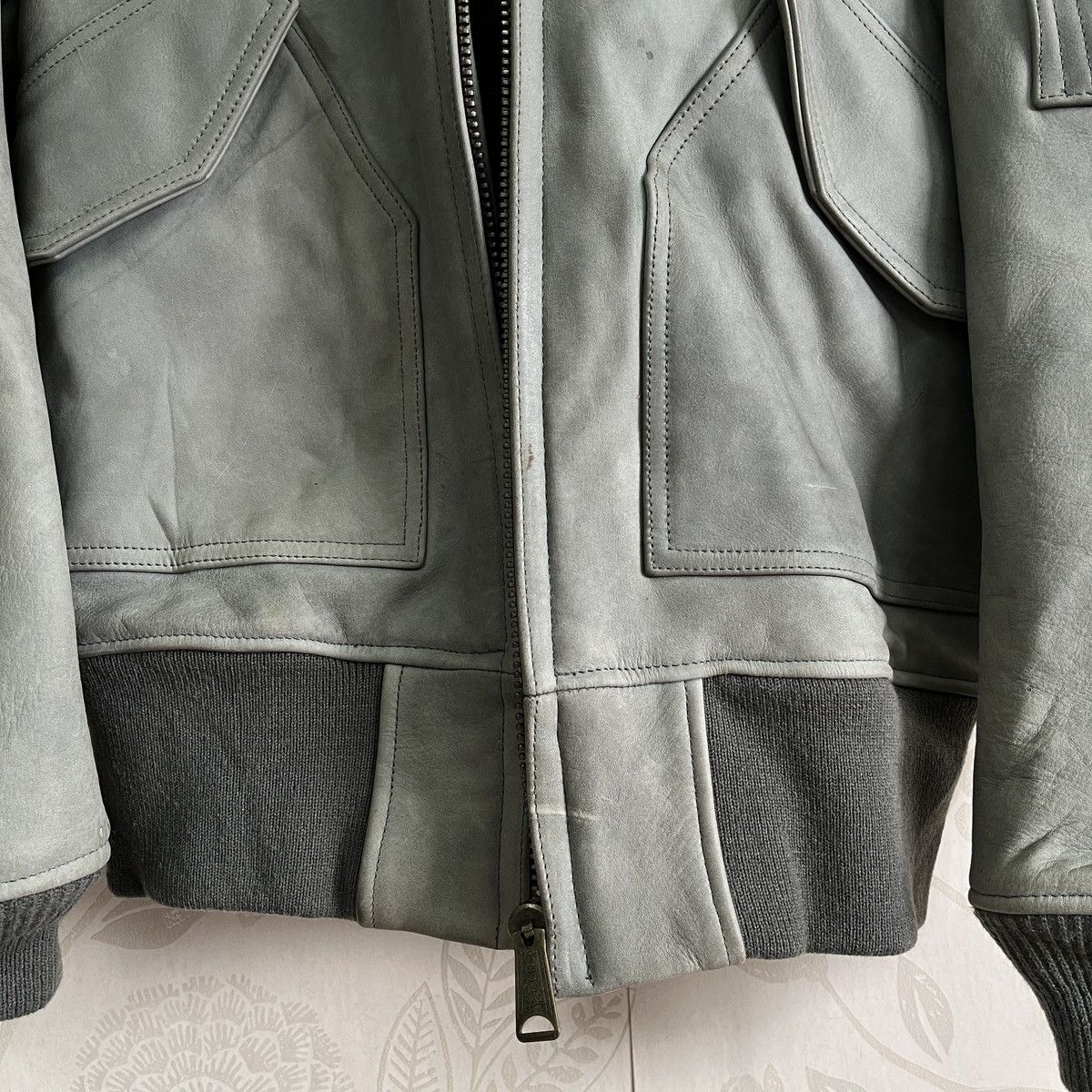 Alpha Industries × Freewheelers Cowhide Jacket Super Rare Vintage Alpha Industries USA Size US M / EU 48-50 / 2 - 7 Thumbnail