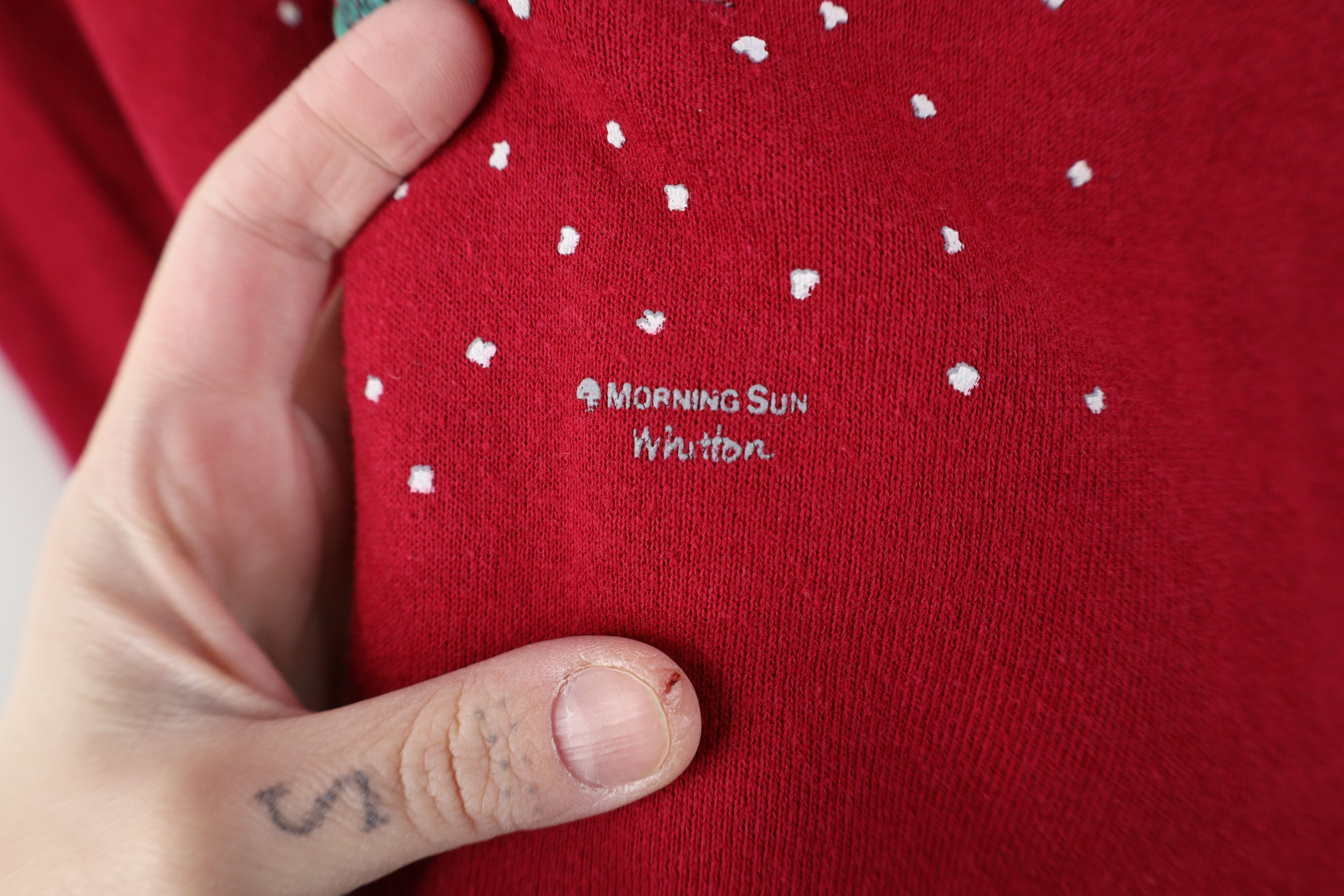 Vintage Vintage 90s Streetwear Christmas Birds Nature Sweatshirt Size XXL / US 16-18 / IT 52-54 - 5 Thumbnail