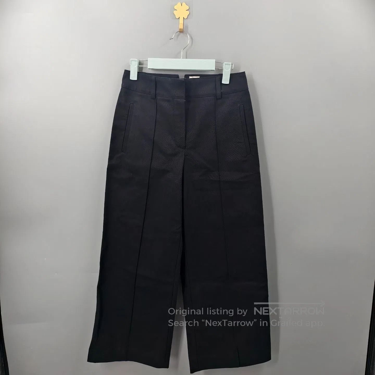 Hermes Hermes Black Wide-Leg Pants. Size 33" - 1 Thumbnail