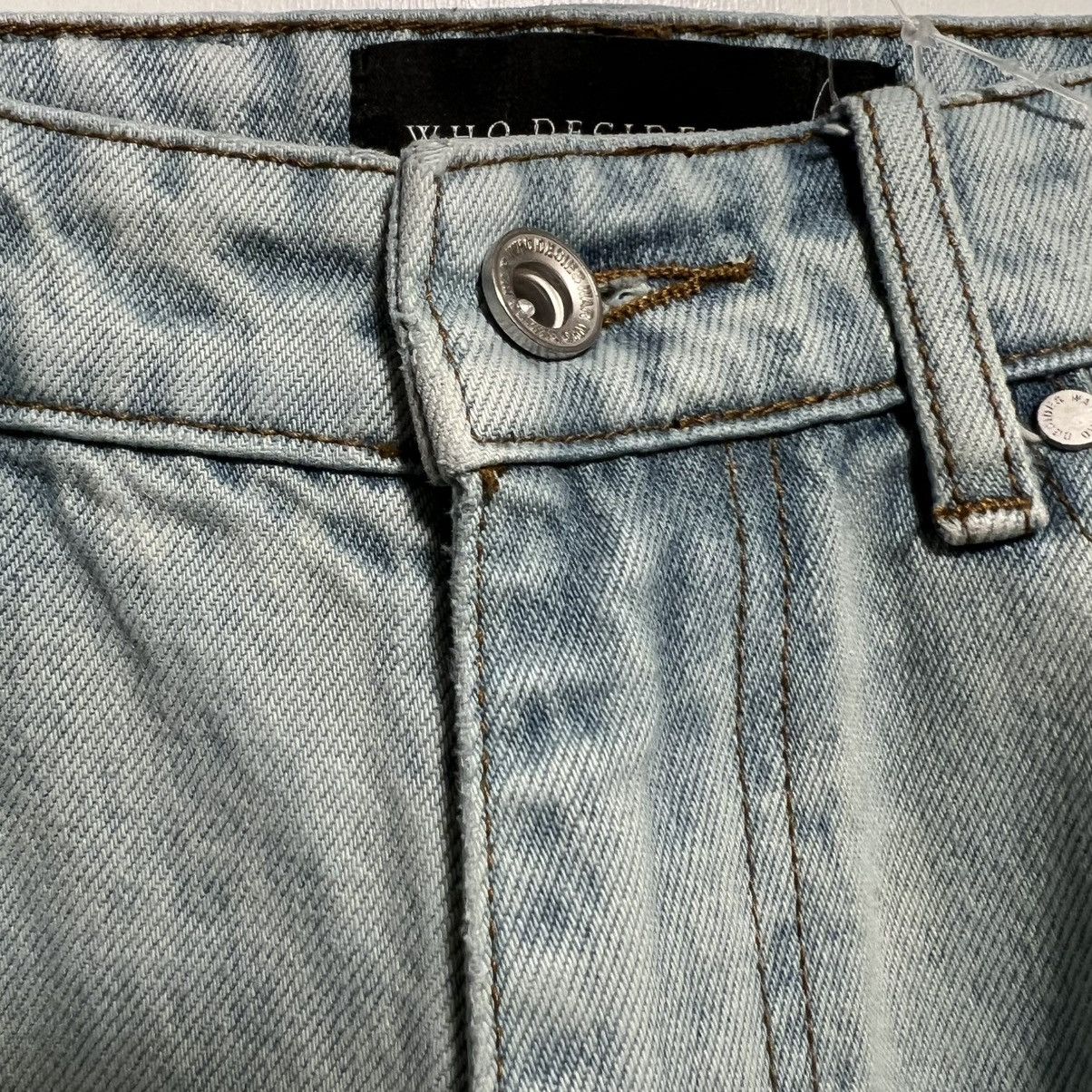 Who Decides War Who Decides War Extended Hem Embroidered Denim Size US 26 / EU 42 - 5 Thumbnail
