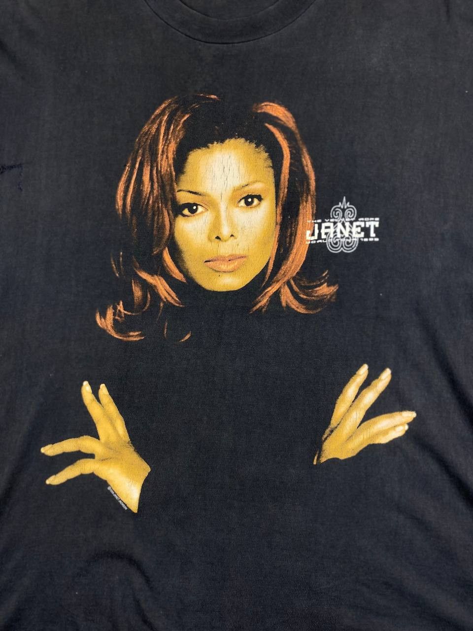 Band Tees vintage 90s janet jackson velvet rope tour 98 distressed tee Size US L / EU 52-54 / 3 - 2 Thumbnail