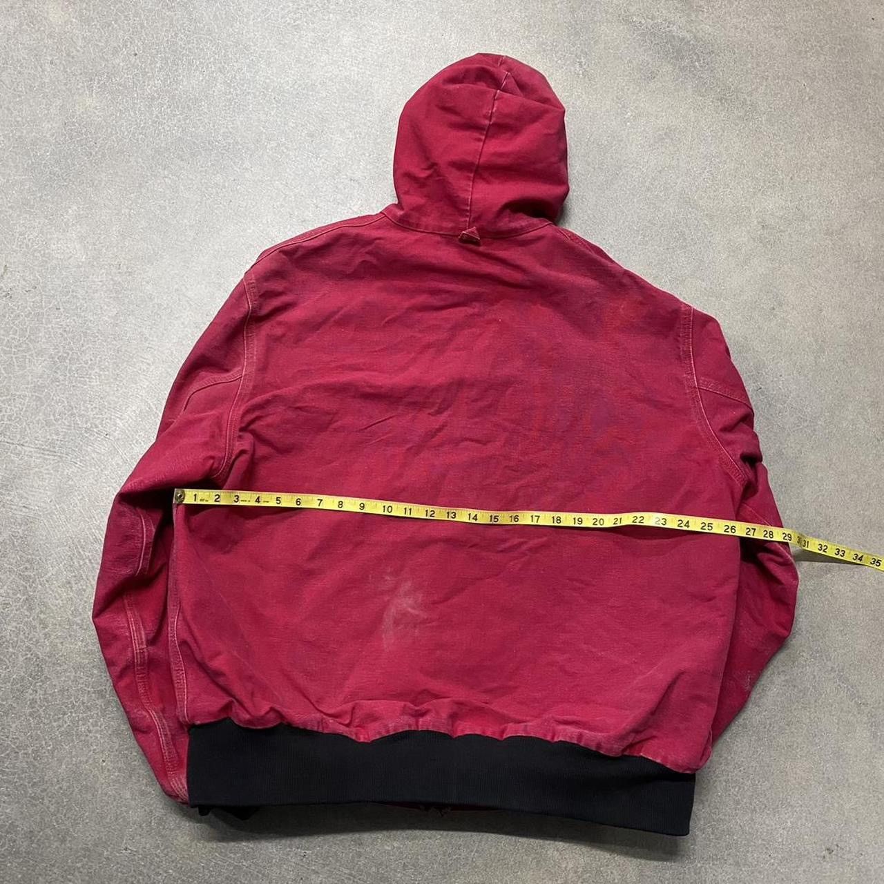 Carhartt × Vintage Vintage 90s Carhartt Faded Red Workwear Grunge Jacket Size US XXL / EU 58 / 5 - 7 Thumbnail