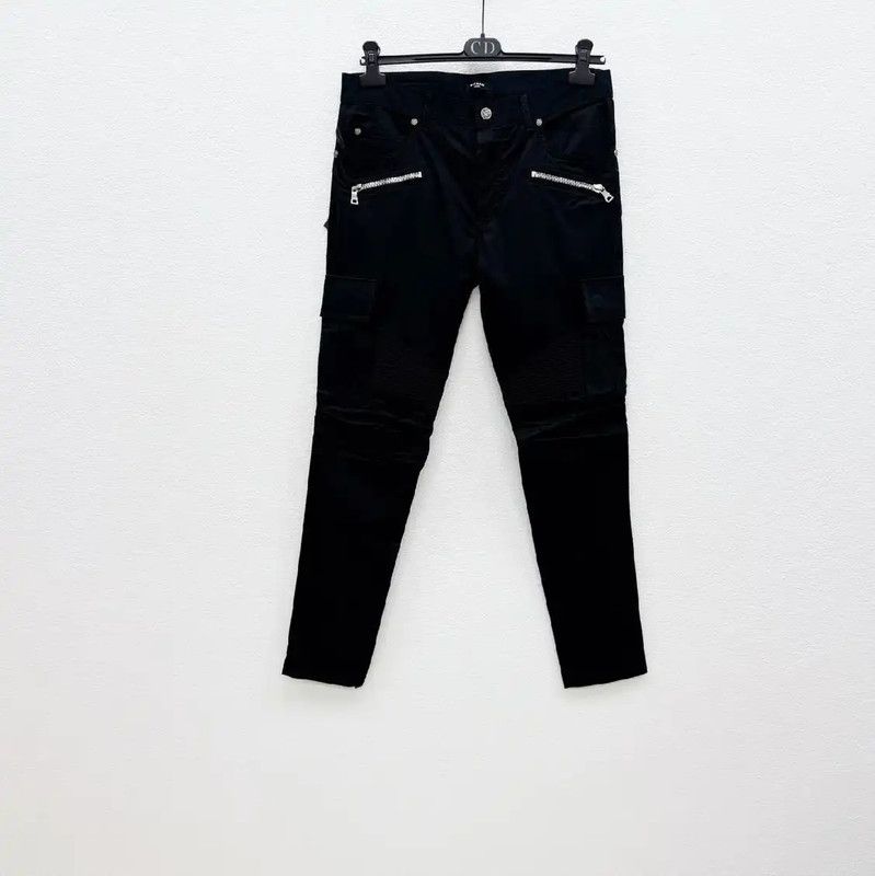 Balmain Balmain Black Casual Pants for Men Size S 0089 Size US 28 / EU 44 - 1 Thumbnail