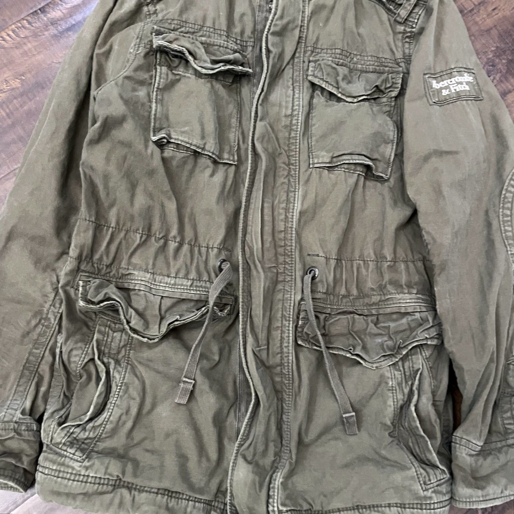 Abercrombie & Fitch VINTAGE Abercrombie & Fitch M65 Army Jacket Men Medium Green Cotton Military Coat Fall Winter Size US M / EU 48-50 / 2 - 5 Thumbnail