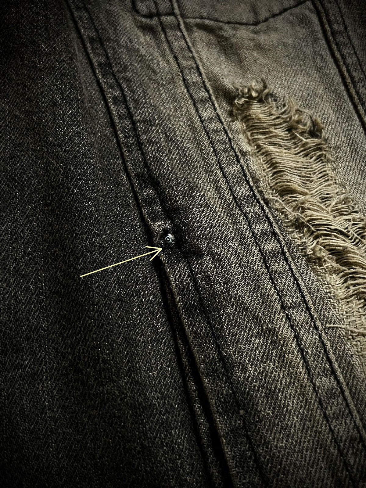 Japanese Brand Midas Archive Distressed Fur Jacket VKei Y2K Custom Rings Size US M / EU 48-50 / 2 - 18 Thumbnail