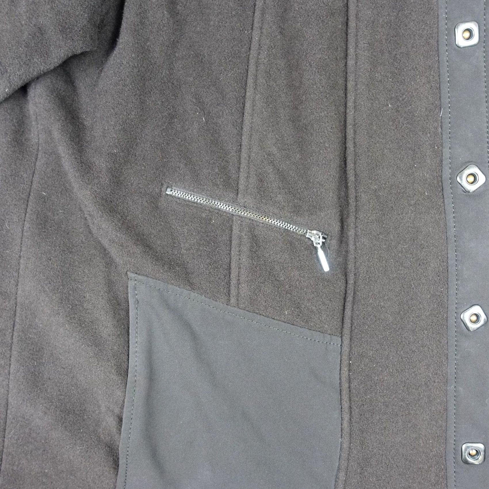 Vintage VINTAGE WEILL Coat Womens 20 Brown Wool Snap Front Mid Length Collared Plus VTG Size 3XL / US 20-22 - 4 Thumbnail