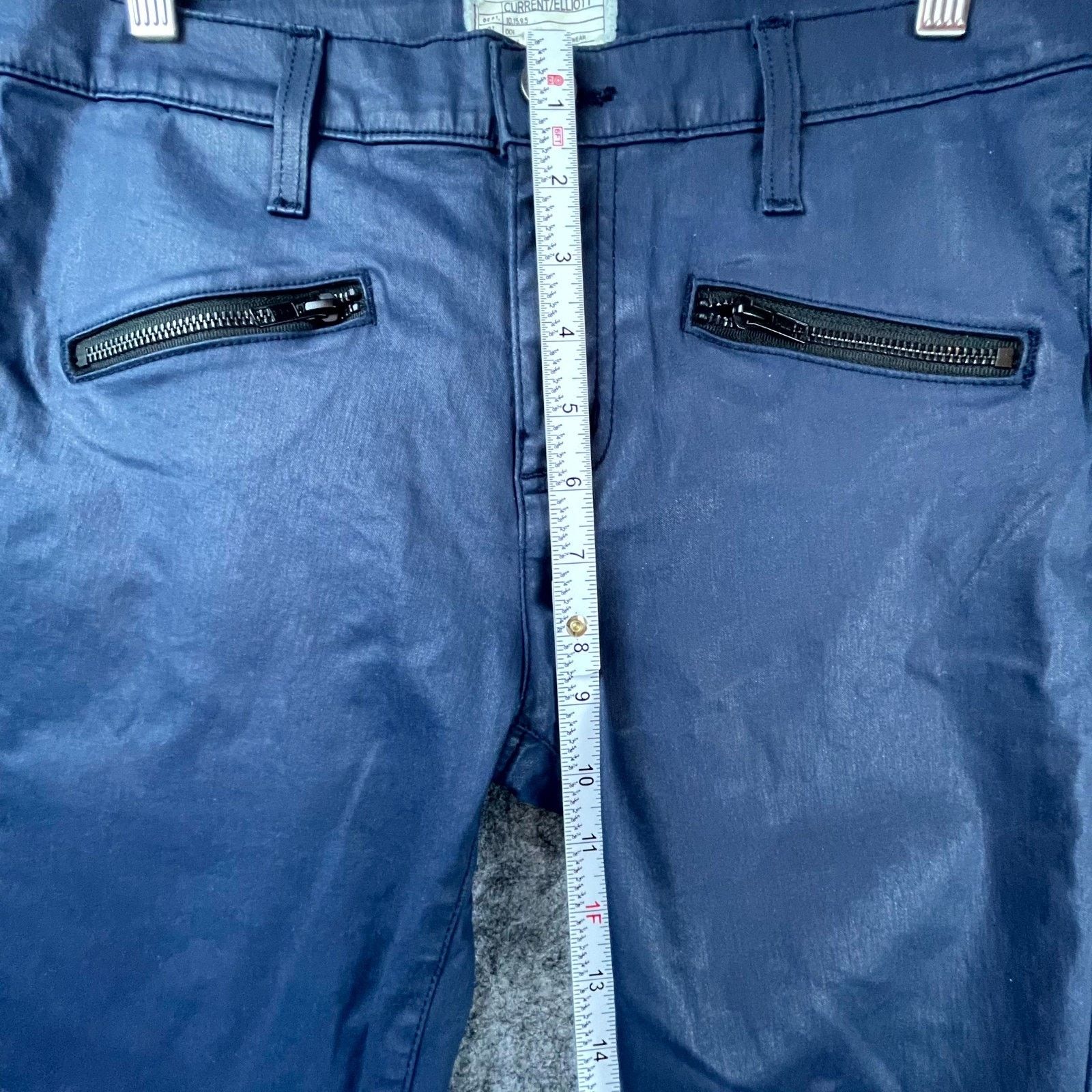 Current/Elliot Current/Elliott Jeans Womens 30 The Soho Zip Stiletto Skinny Size 30" / US 8 / IT 44 - 7 Thumbnail