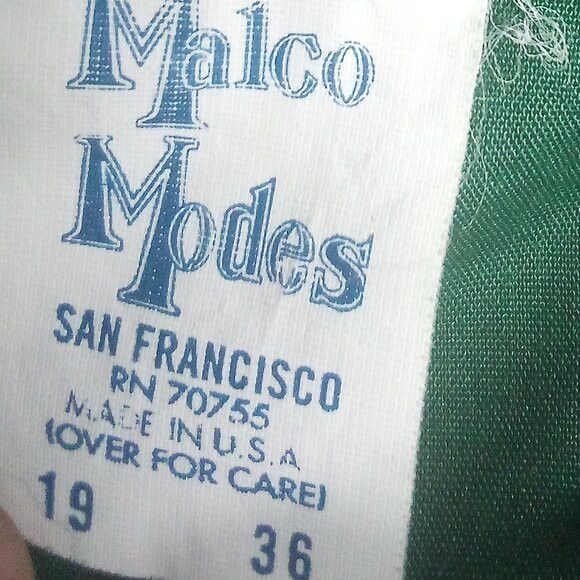 Other Vintage Malco Modes Pearl Snap Western Shirt Green Size US XXL / EU 58 / 5 - 4 Thumbnail