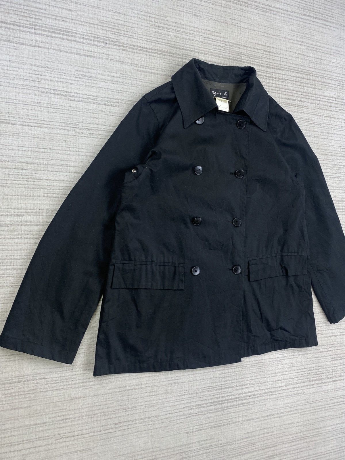 agnes b. Vintage Agnes B. France Double Colar Blazer Jacket Size M / US 6-8 / IT 42-44 - 3 Thumbnail